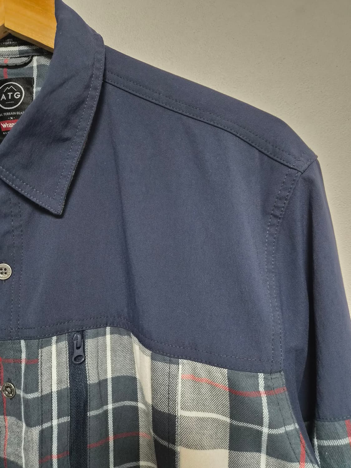 랭글러Wrangler 체크 셔츠 L사이즈 - S332 상품이미지3