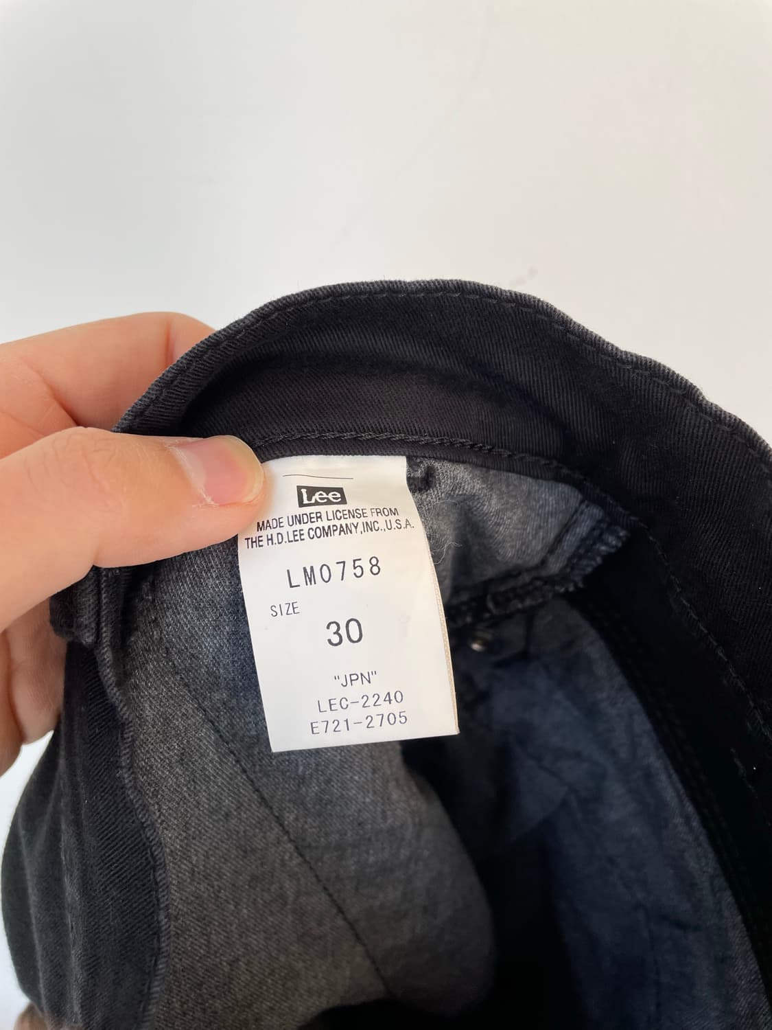 [30] 리 라이더스 블랙 팬츠 상품이미지7