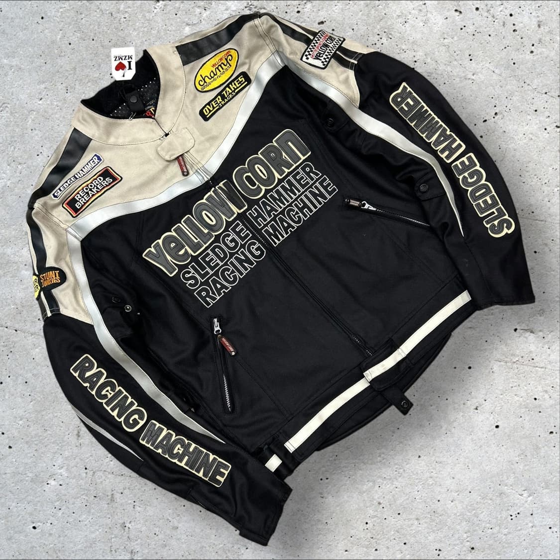 옐로우콘 레이싱 바이크 집업 자켓 패치 상품이미지1