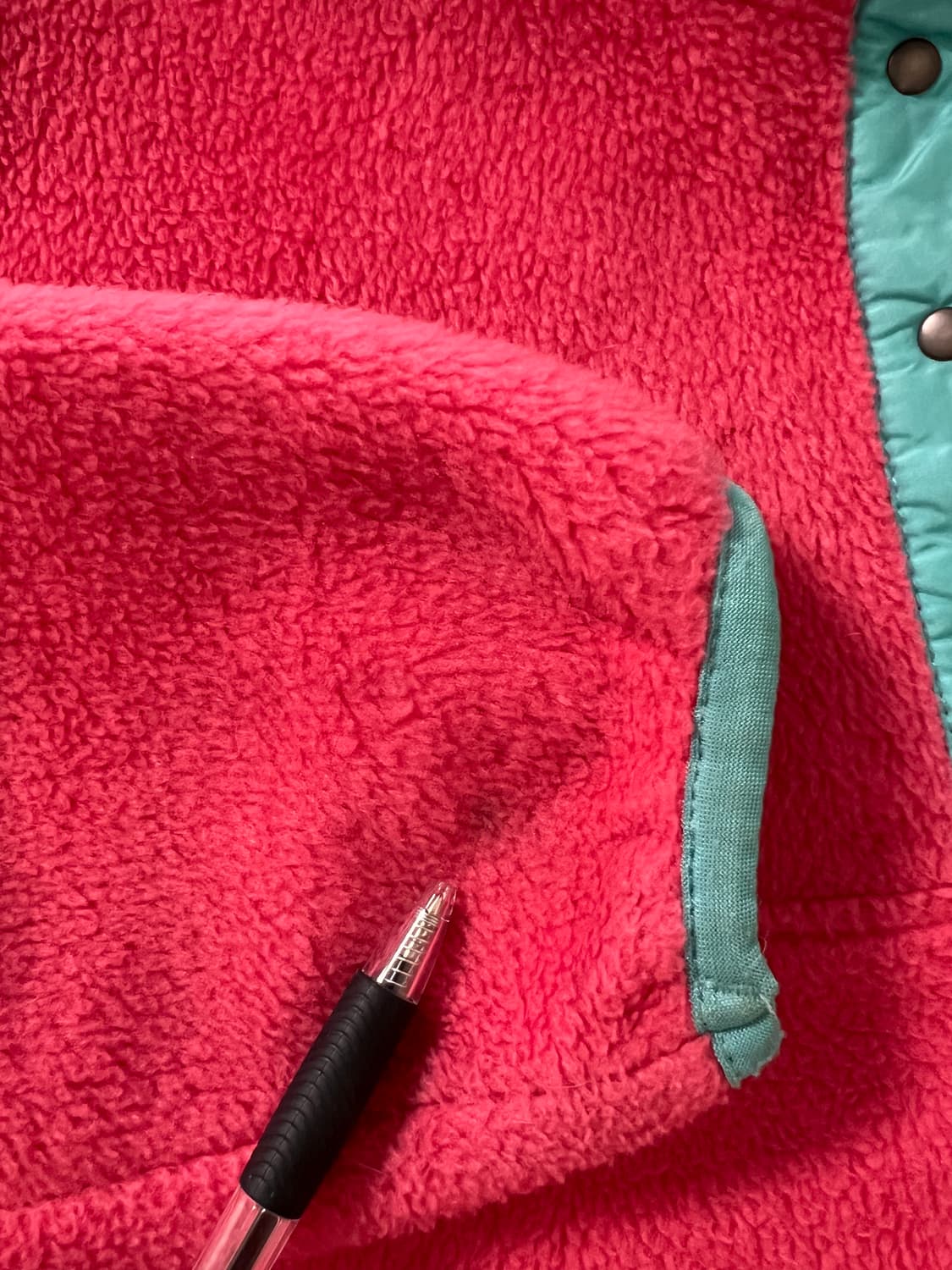 빈티지 80's 파타고니아 신칠라 플리스 핑크/민트 L사이즈 상품이미지6