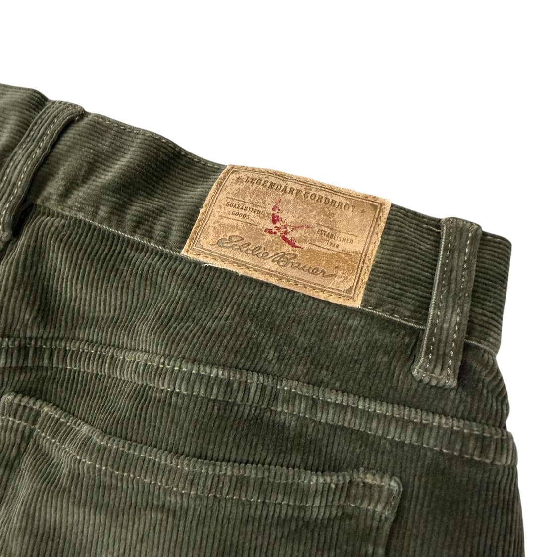 에디바우어 카키 코듀로이 부츠컷팬츠 상품이미지7