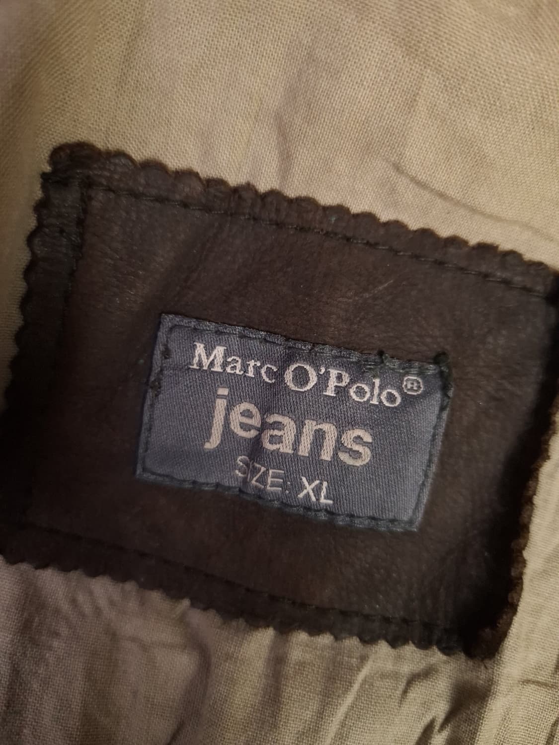 90's 빈티지 Mark O'Polo 리얼레더 항공 자켓 상품이미지2