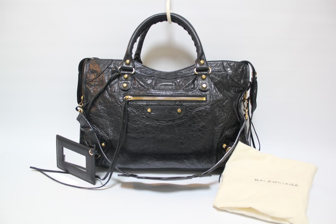 발렌시아가 모터백 시티 블랙 미디엄(정품) 상품이미지1