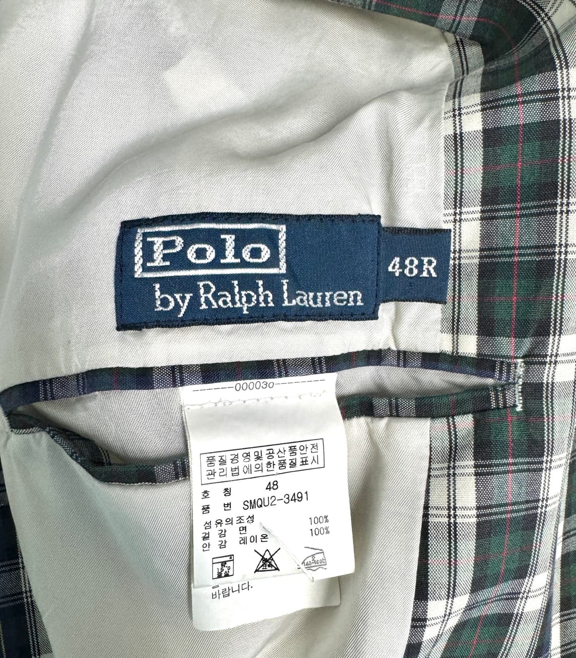 POLO 폴로 멀티체크 치노 자켓 48R 상품이미지8