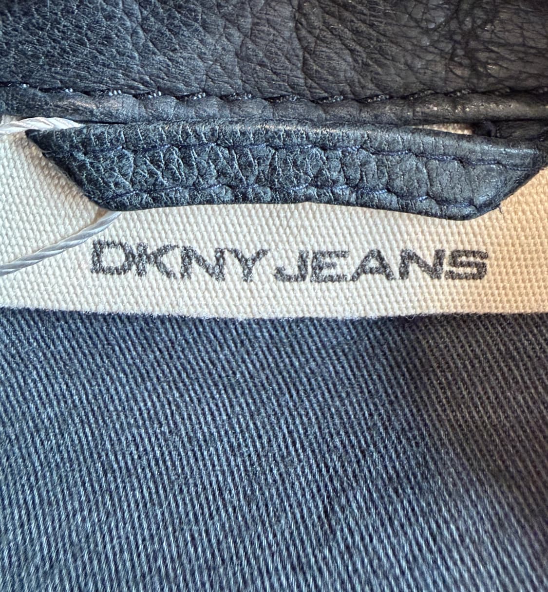 DKNY 카우 하이드 레더 바이커 자켓 상품이미지7