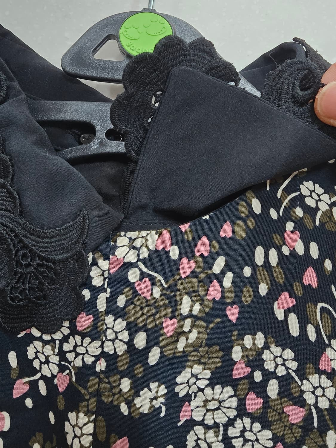 질스튜어트 플라워 패턴 레이스 카라 원피스 상품이미지7