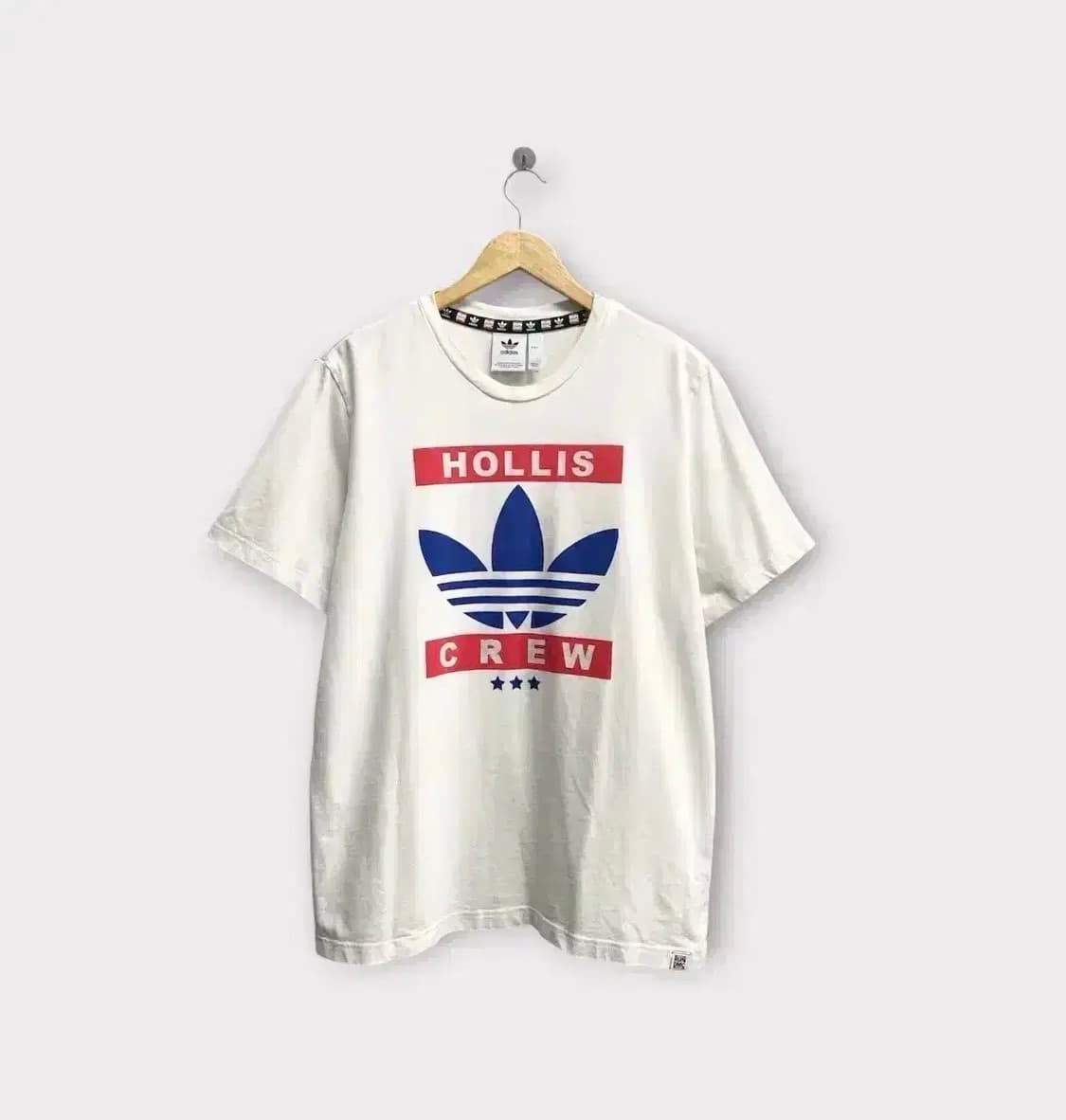 아디다스 X RUN DMC 콜라보 화이트 반팔티 2XL-3XL 상품이미지1