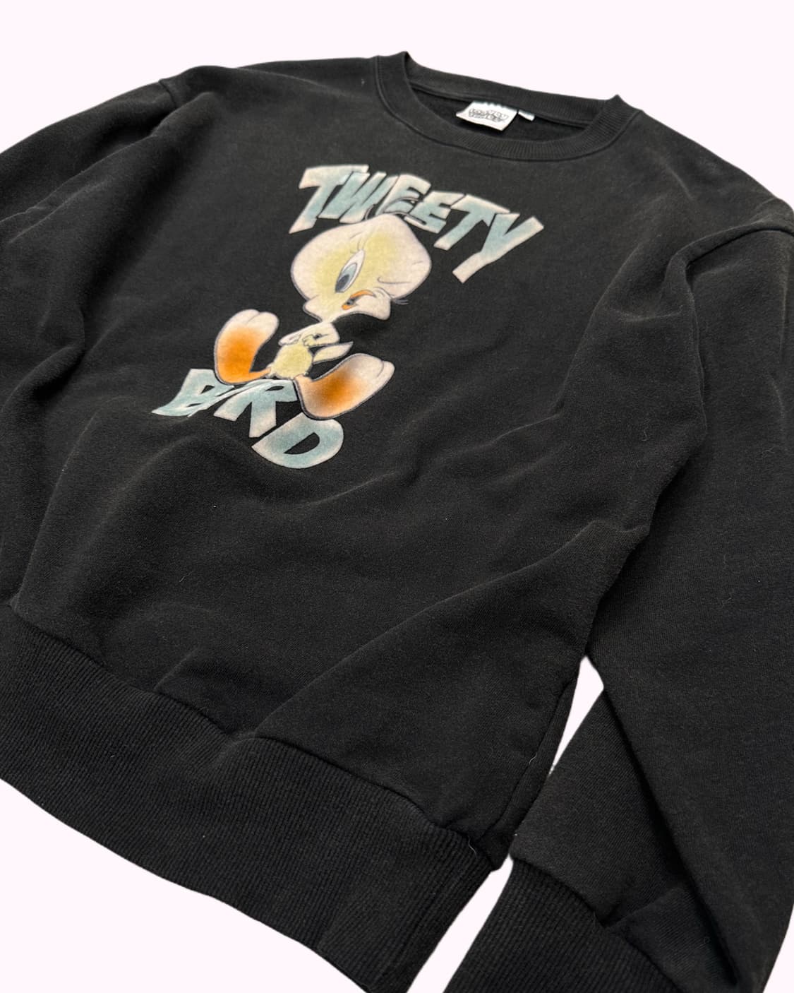 TWEETY velvet printing sweatshirt 상품이미지4