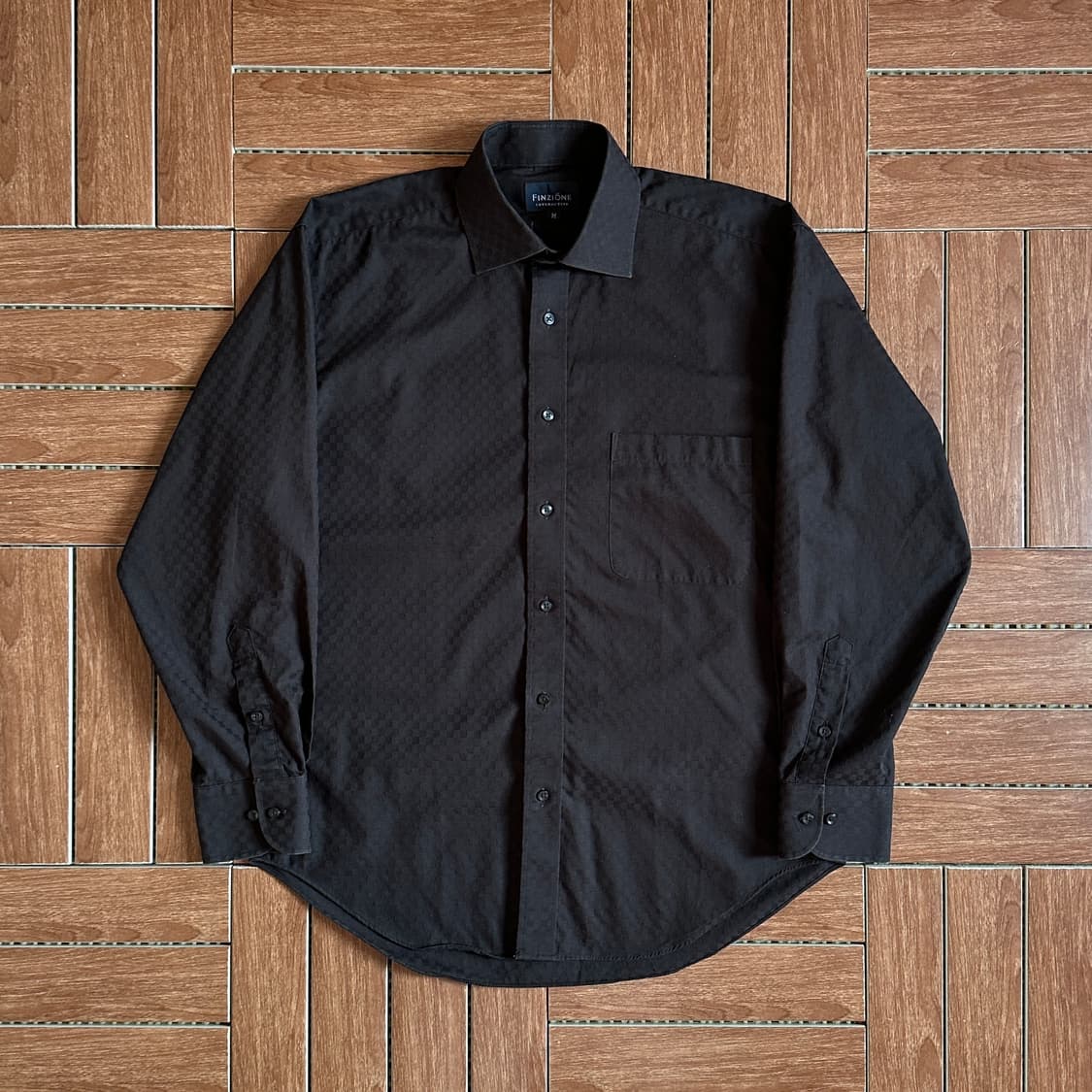 Finzione check pocket cotton shirts 상품이미지1