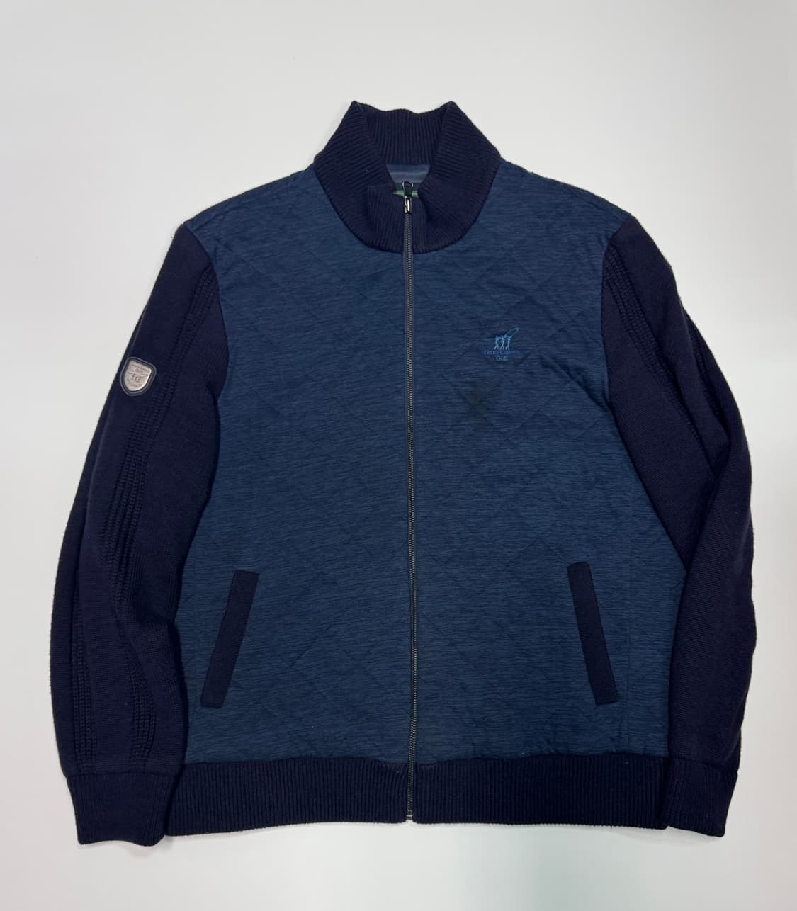 헨리코튼 골프 배색 니트 집업 자켓 2XL 상품이미지1