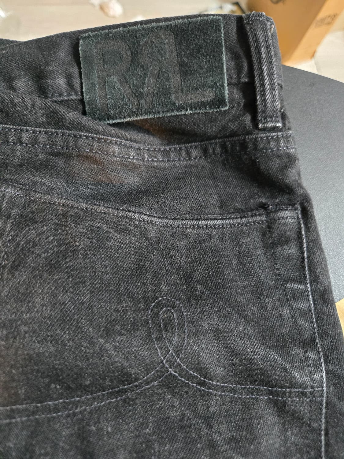RRL Vintage 5-Pocket Black Selvedge 데님 상품이미지2