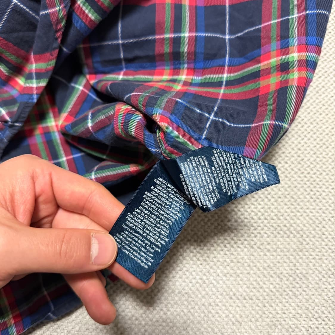 폴로 랄프로렌 멀티컬러 체크 셔츠 상품이미지5