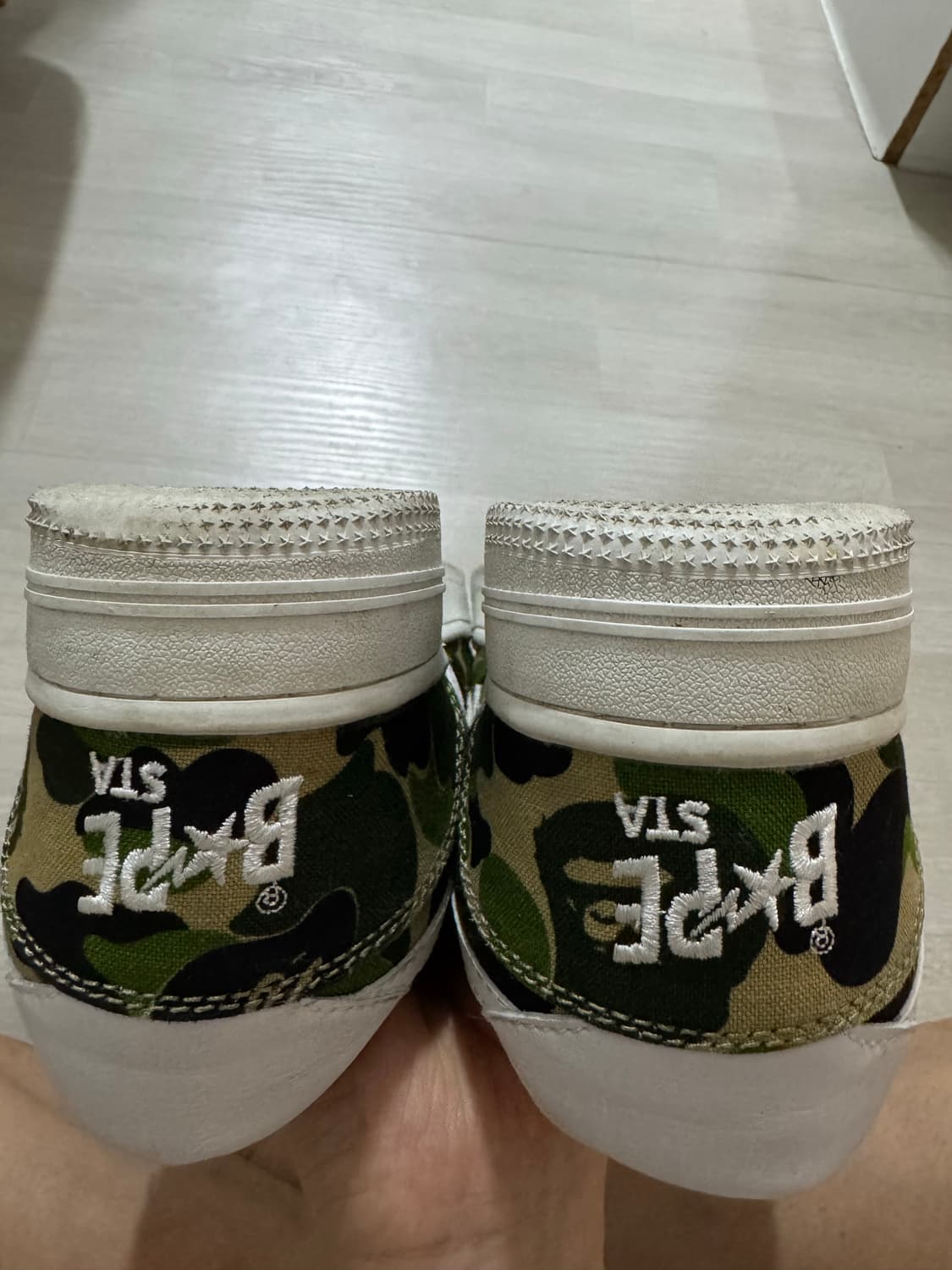 BAPE 베이프 스타 그린 카모 스니커즈 280 상품이미지5