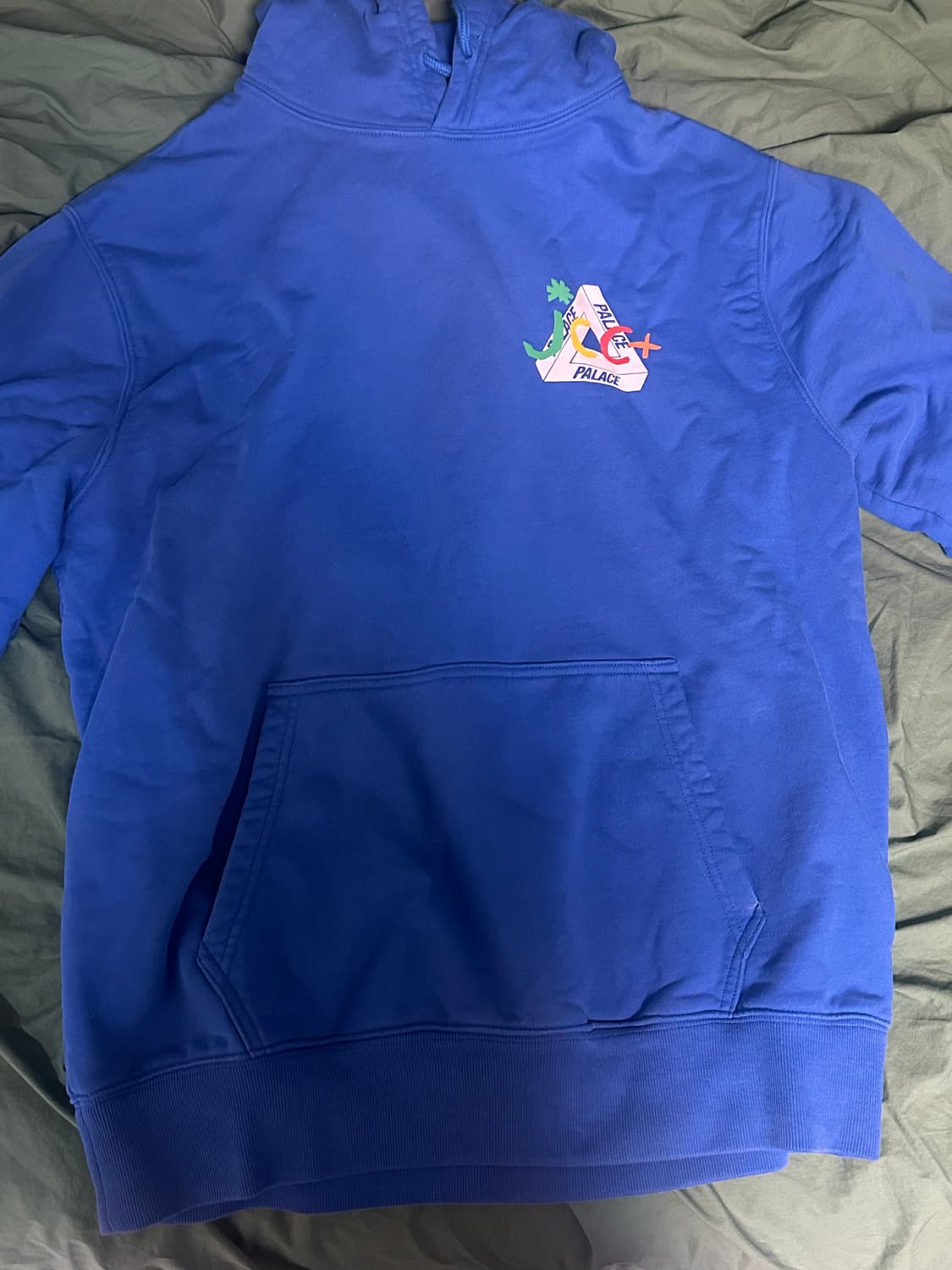 팔라스 까스텔바작 jcdc 블루 트라이퍼그 후드티 상품이미지3