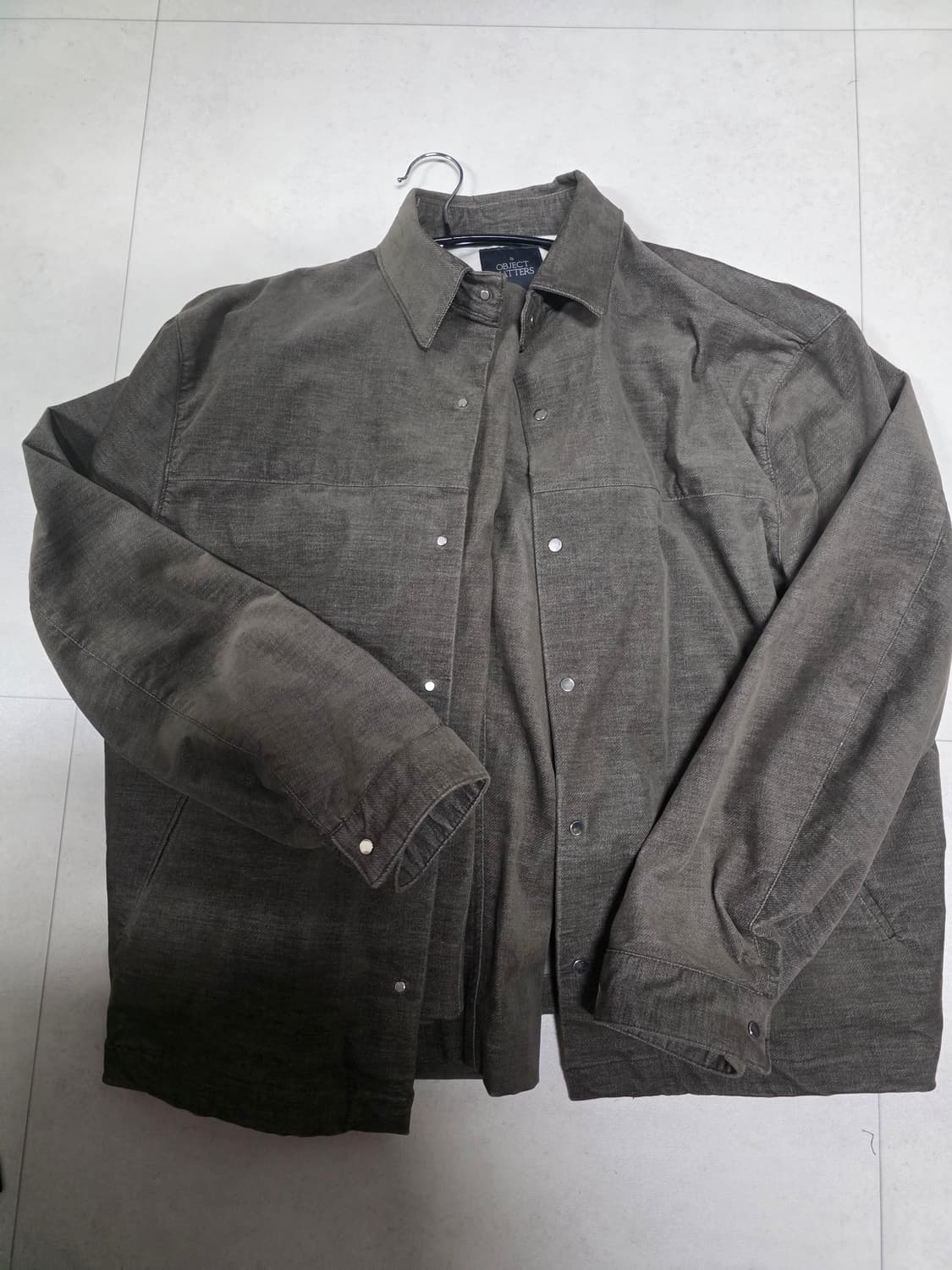 오브젝트매터스 몰스킨 카키그레이 셋업M사이즈 상품이미지4