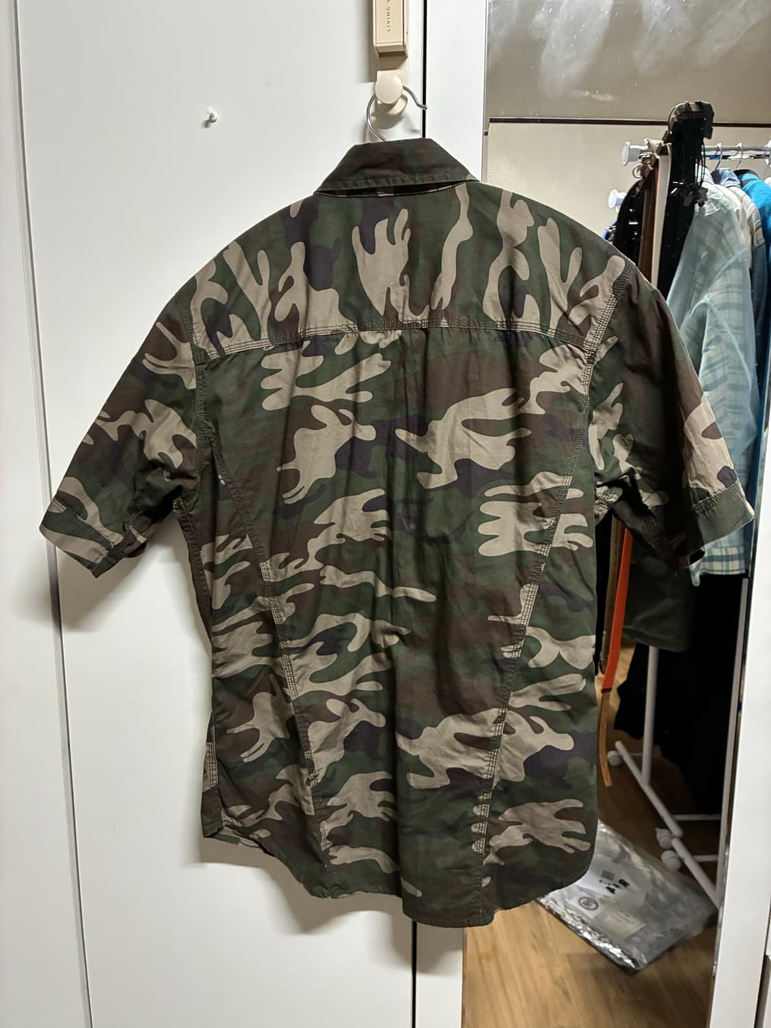 [새상품] 빈티지 밀리터리 반팔 셔츠 M/95 상품이미지2