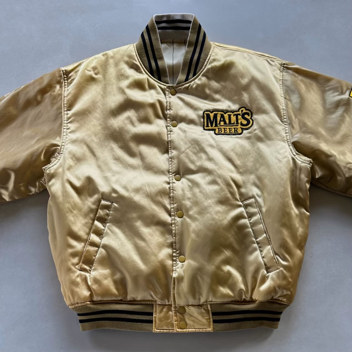 [L]산토리 멜츠 비어 리버시블 베이스볼 자켓 상품이미지4