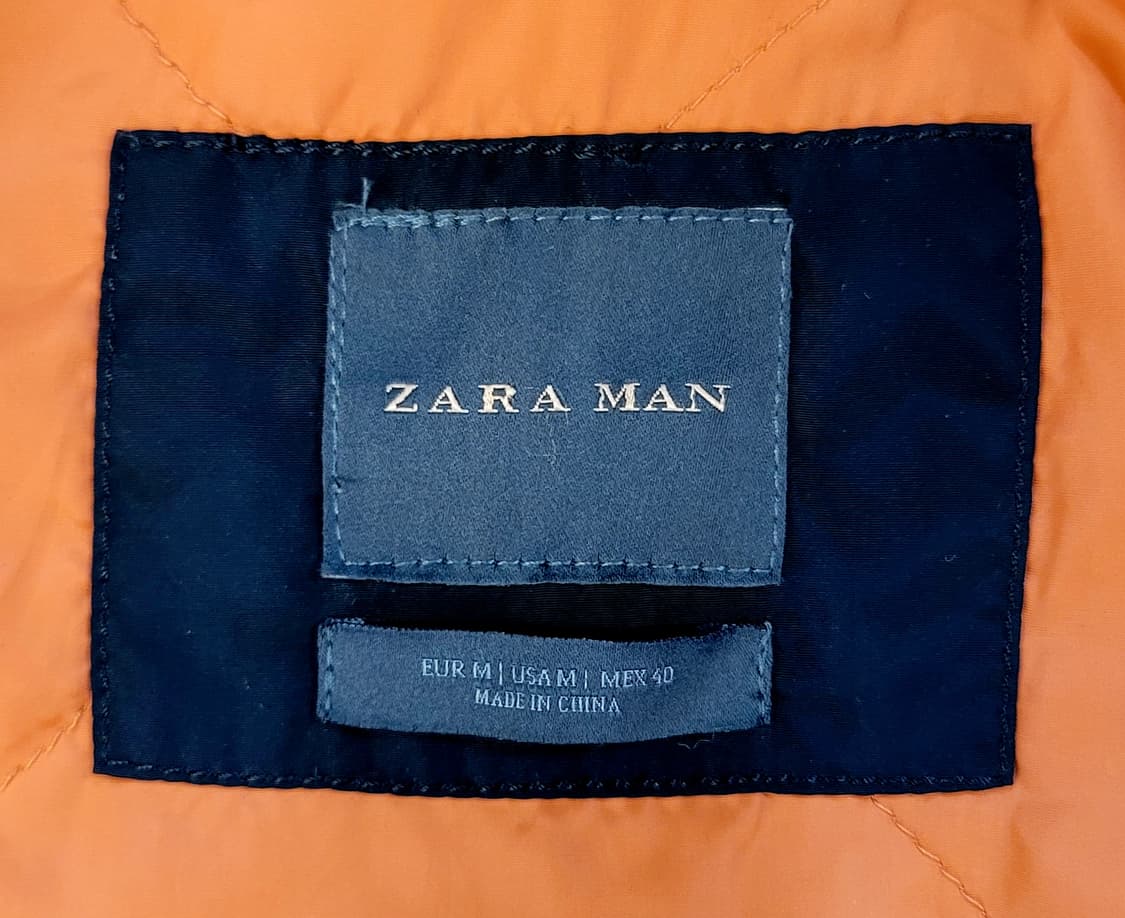 자라(ZARA MAN) MA-1 항공점퍼(블루종점퍼) 판매 상품이미지7