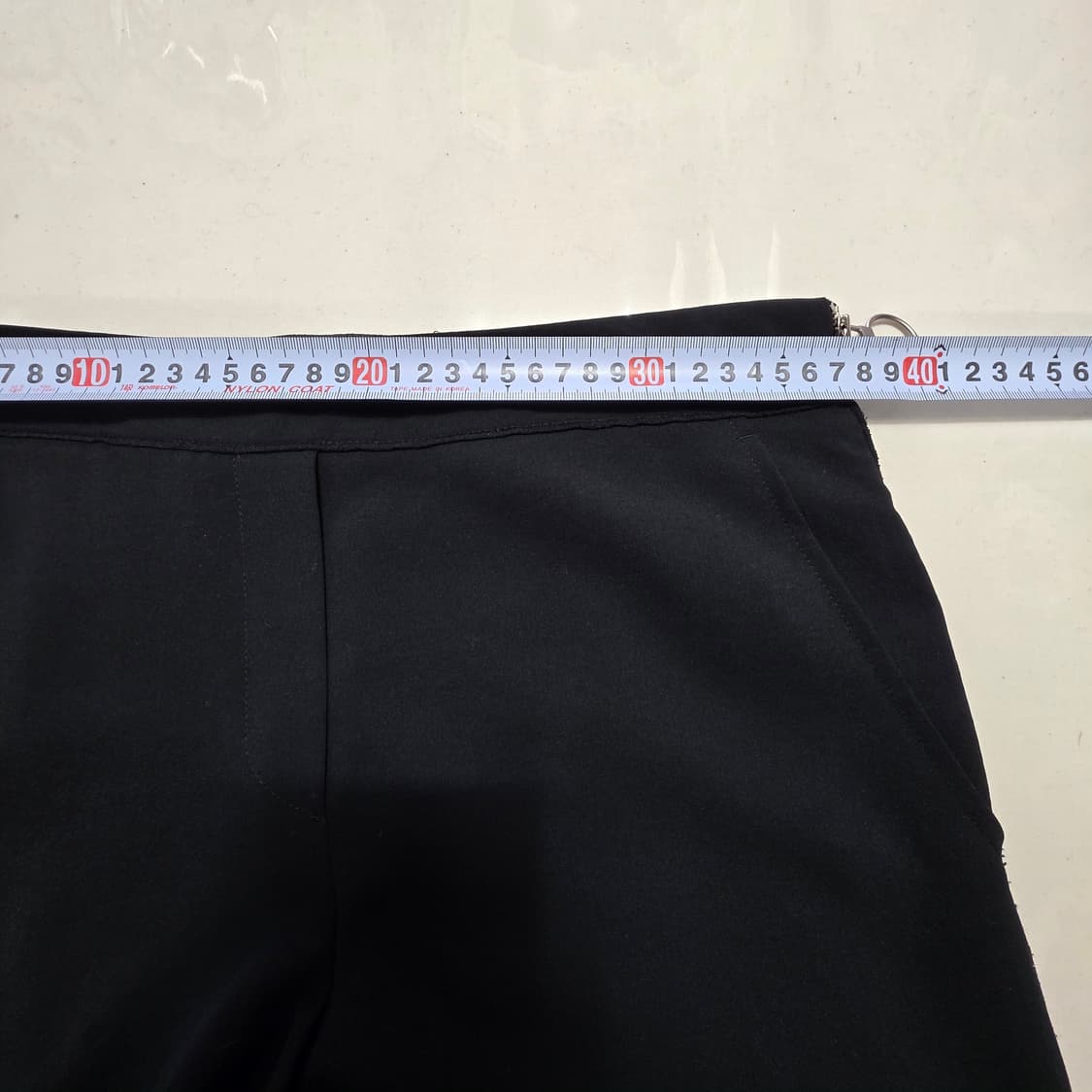 1280 SYSTEM 한섬 블랙 슬랙스 55~66 64-94 깔끔핏 오피 상품이미지3