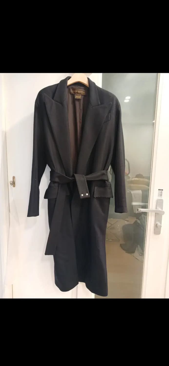 LOUIS VUITTON HARRINGBONE OVERSIZED COAT 상품이미지1