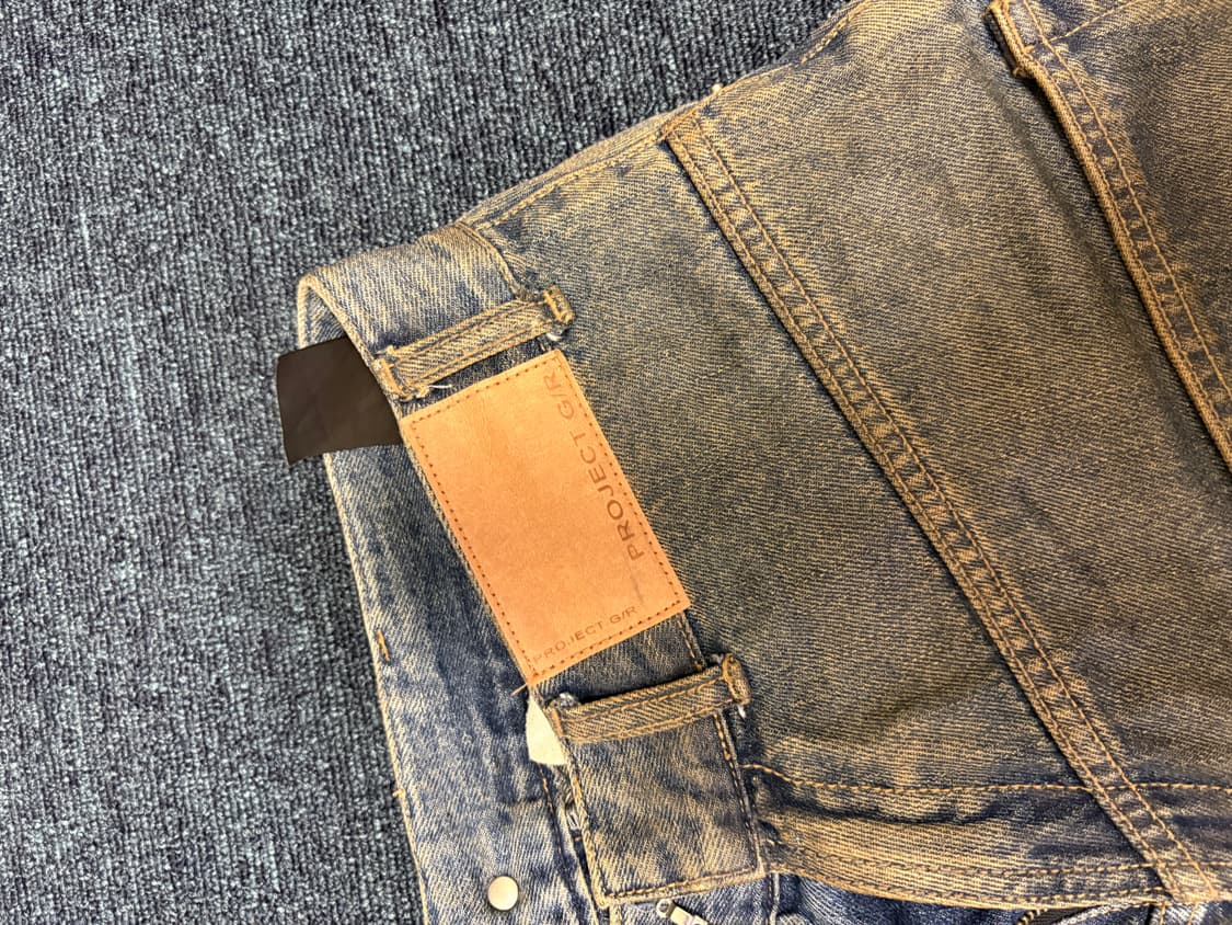 프로젝트 gr 코티드 백워드 데님 1size 상품이미지5