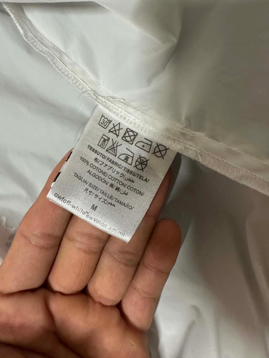 오프화이트 나일론 바람막이 2019 화이트 상품이미지5