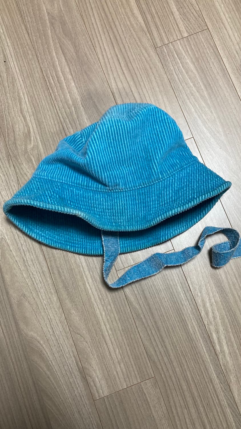 피스마이너스원 코듀로이 버킷햇 블루 상품이미지1