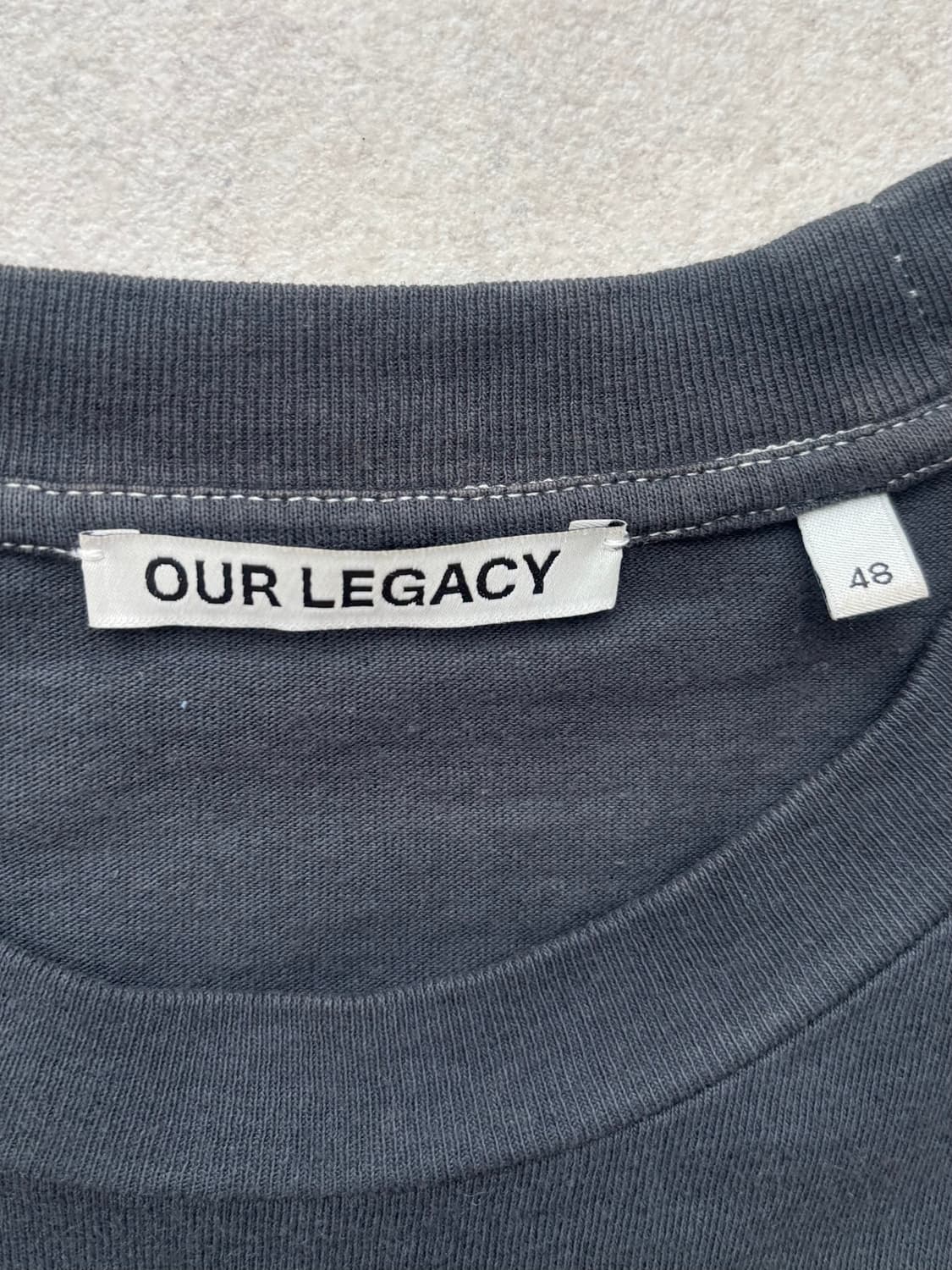 [48] 아워레가시 스컬 프린트 긴팔 티셔츠 롱슬리브 상품이미지2