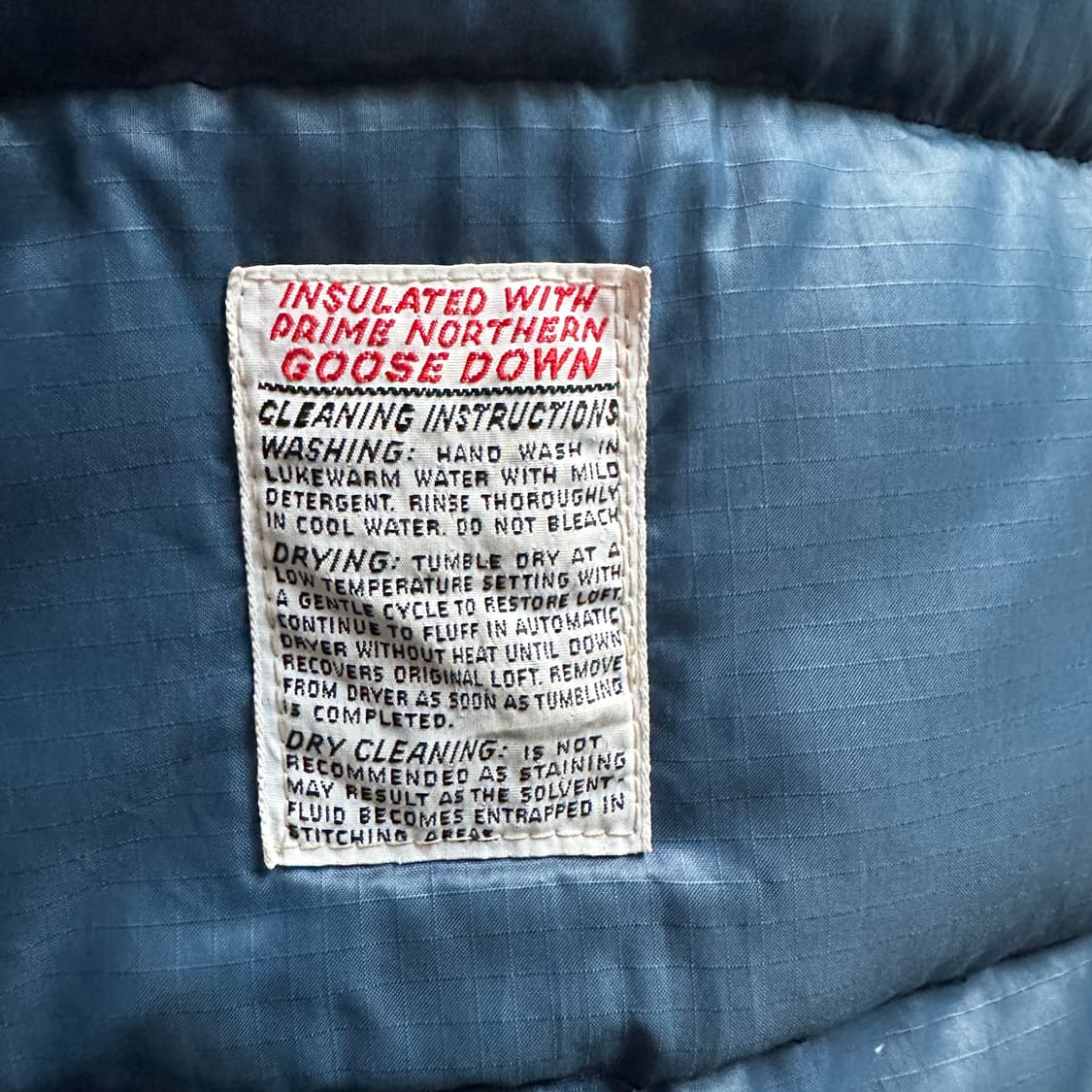 70s Hansa-Branta 데님 구스다운 자켓 MADE IN USA 상품이미지4