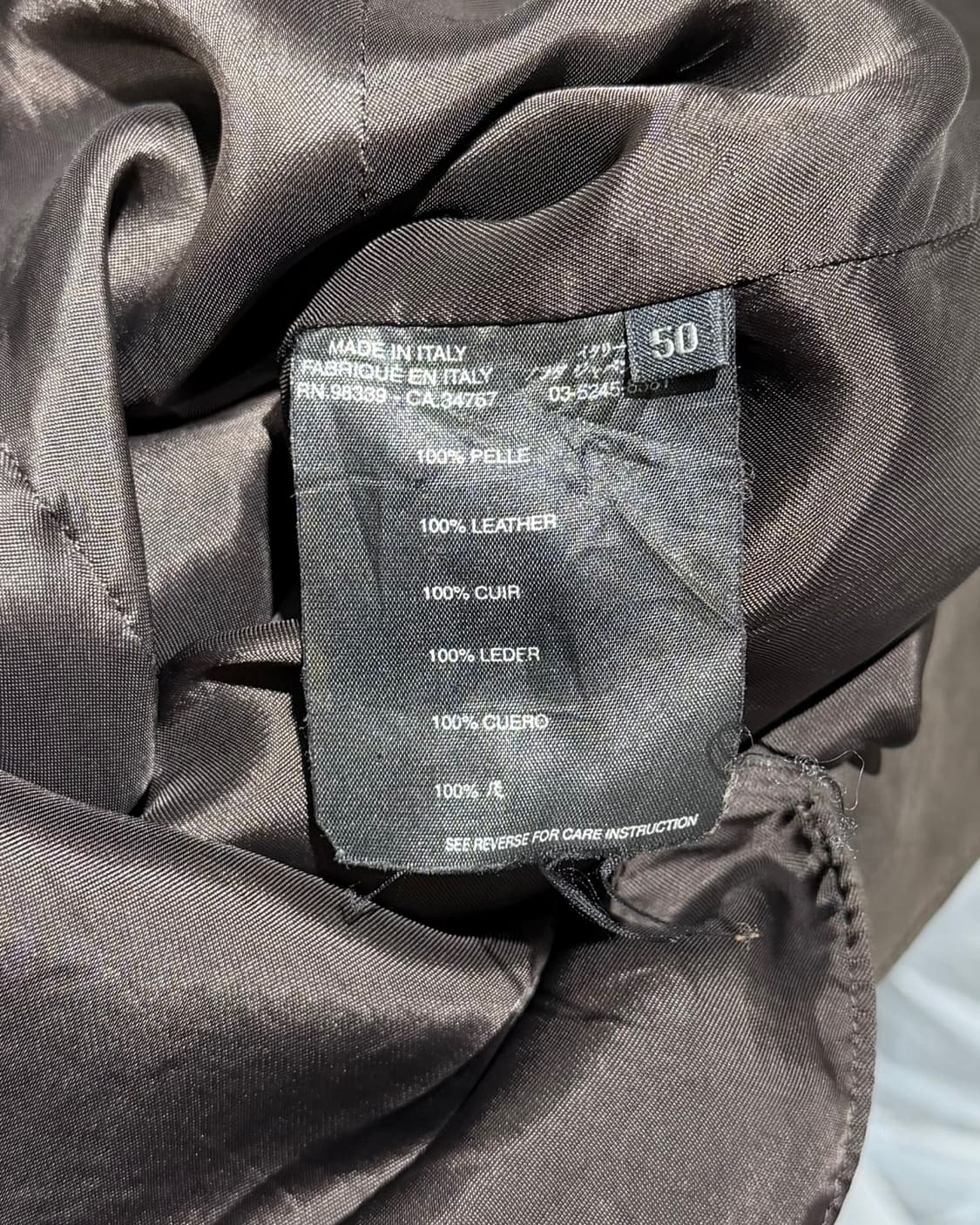 프라다 브라운 롱 포켓 스웨이드 자켓 상품이미지8