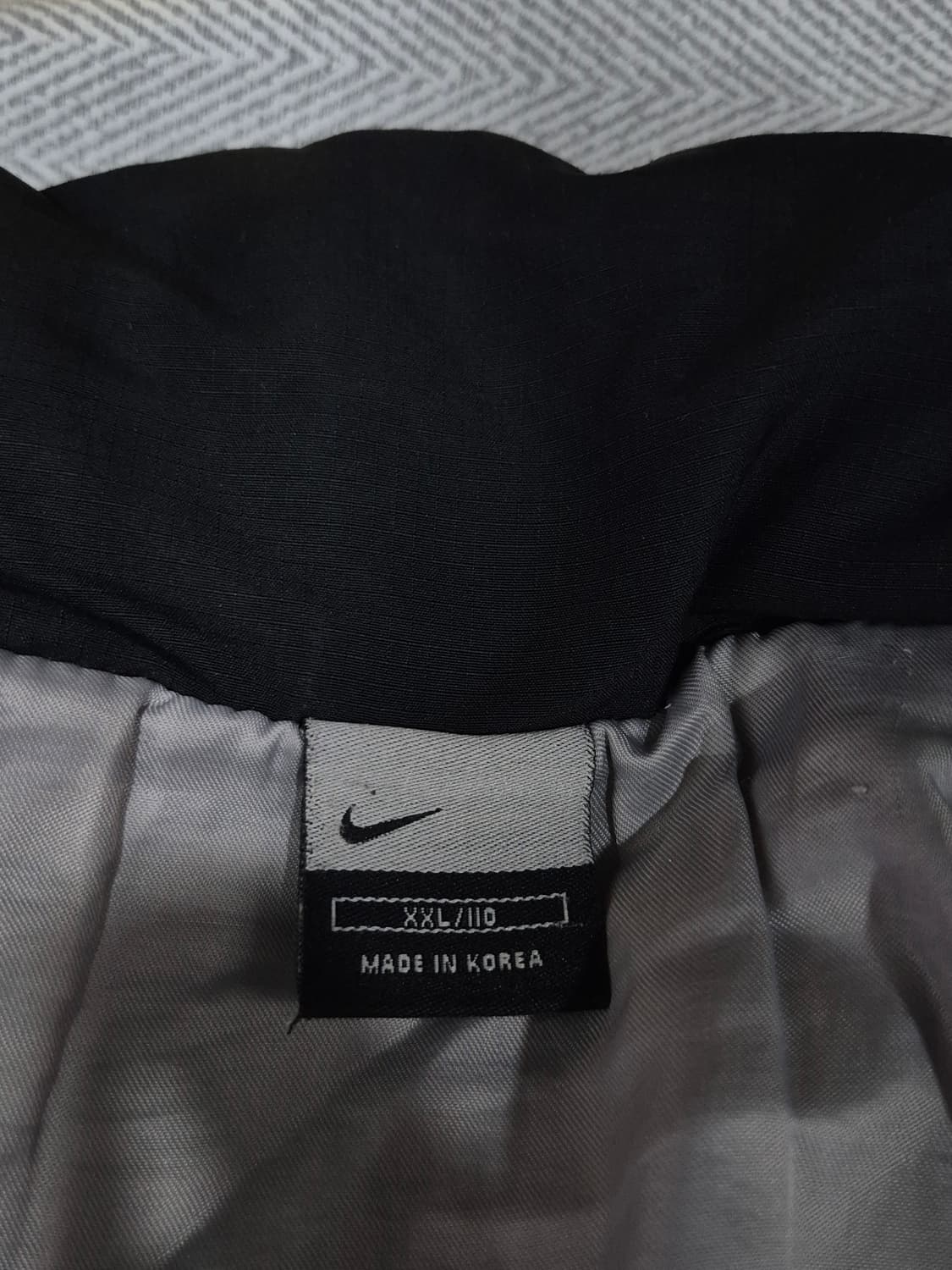 나이키 00년대 스우시 블랙 덕다운 뉴챔프 패딩 남성 110사이즈 상품이미지6