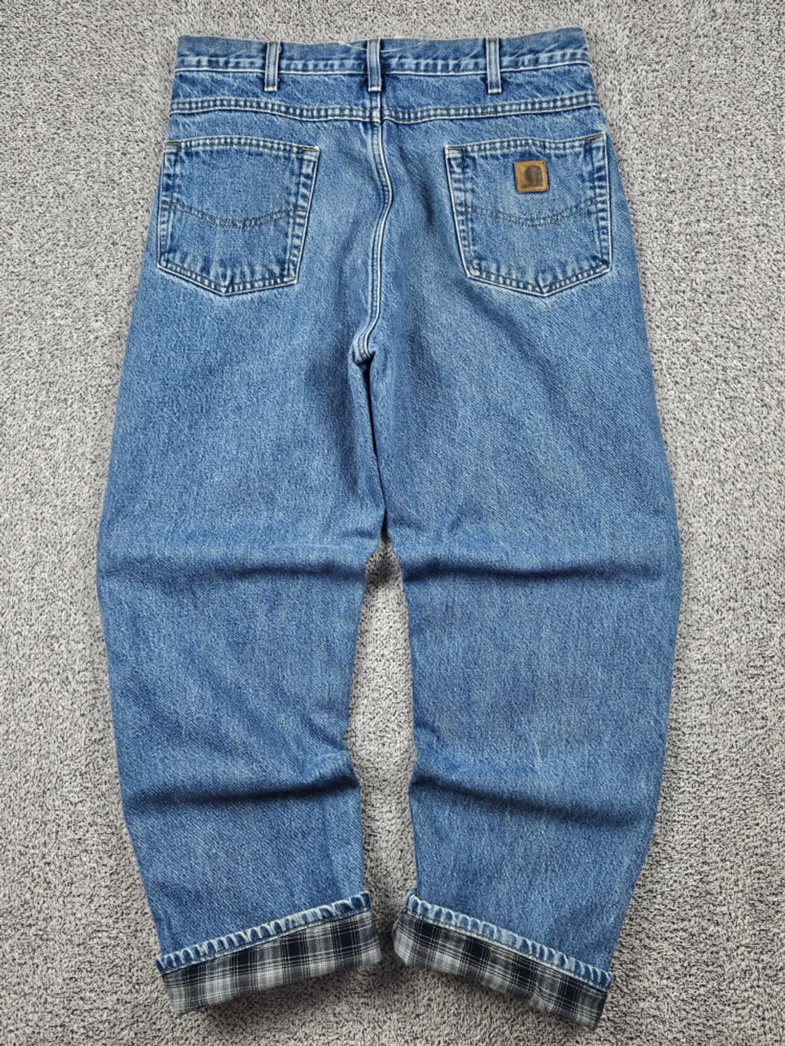 칼하트 헤비 플란넬 데님 워크 팬츠 ( 34 X 30 ) / 10375 상품이미지5