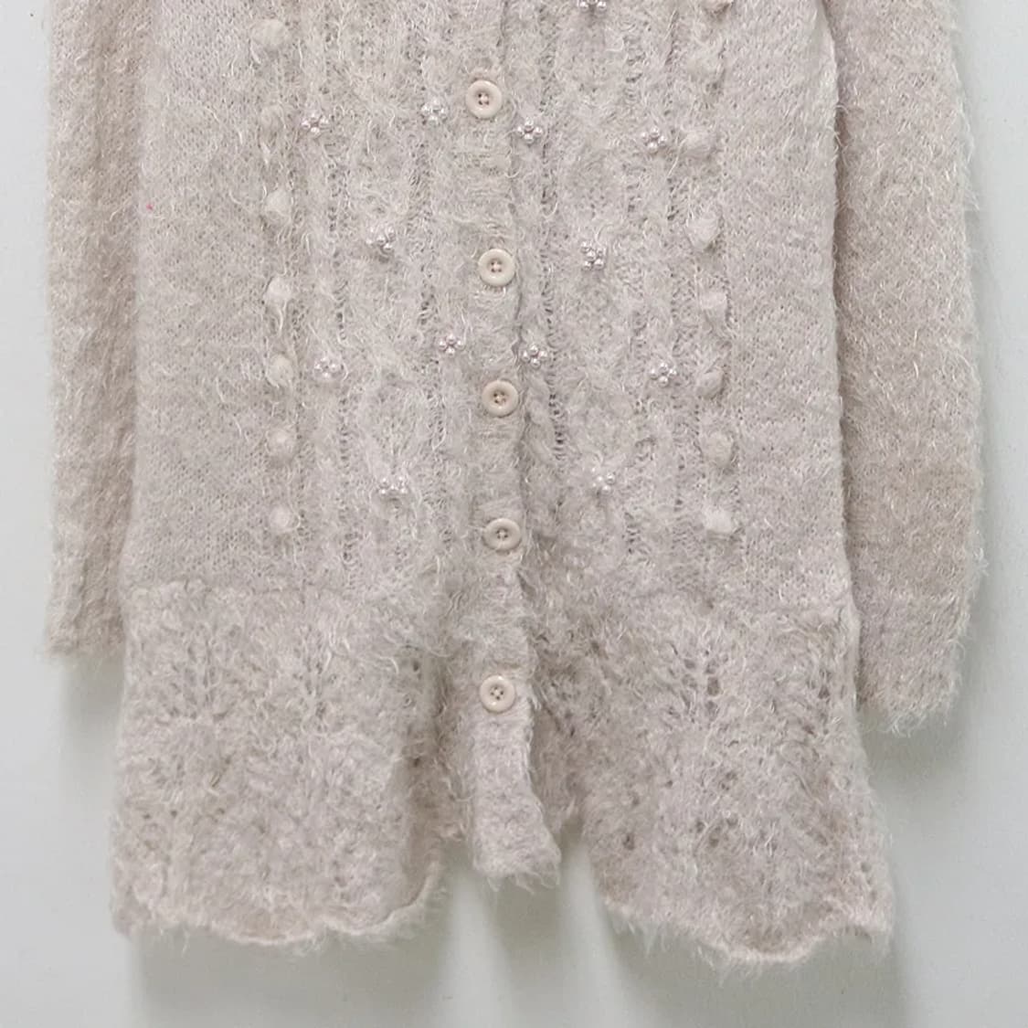 레스트로즈 러블리 로걀 라떼 롱 가디건 62707 상품이미지4