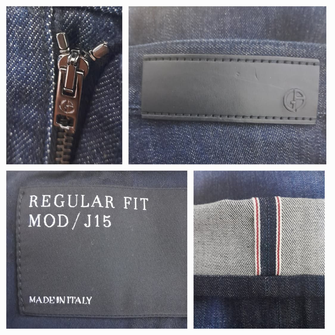 미착용) 조르지오 아르마니 21FW 진청 데님바지  32"~33" 상품이미지8