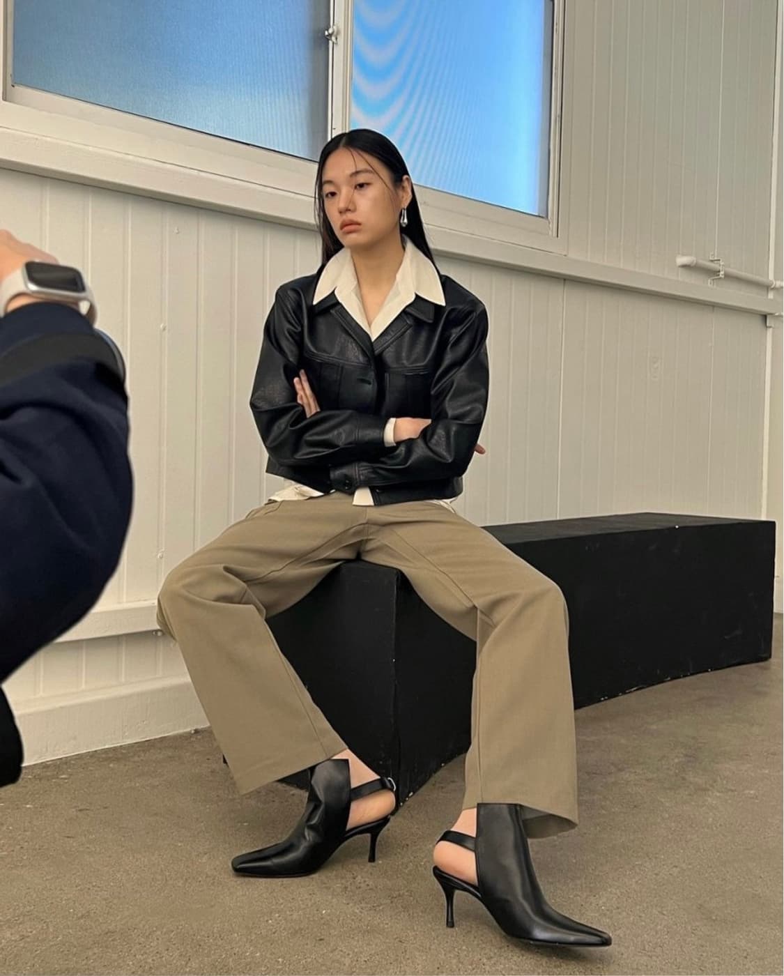 런던플랏 에디션 이크 레더 자켓  상품이미지2