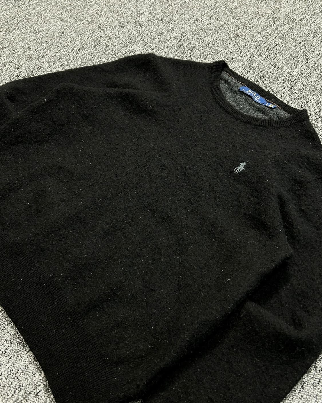 폴로 랄프로렌 메리노울 블랙 니트 상품이미지2