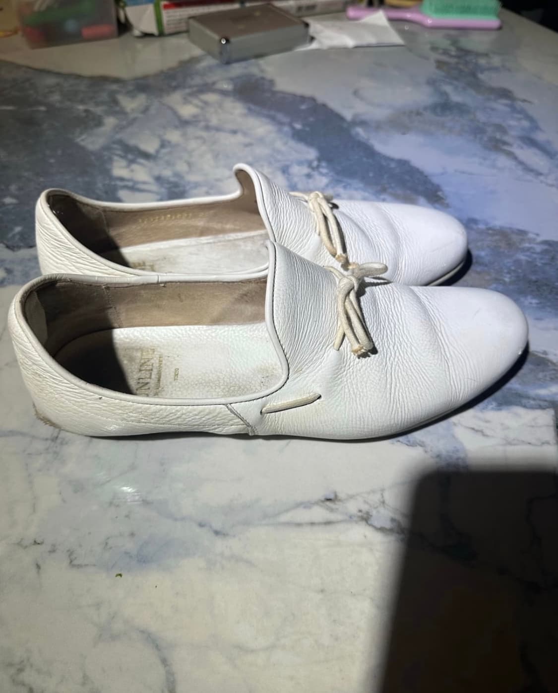 오늘만 할인)알프레도 베니스터 화이트 로퍼 270 사이즈 상품이미지5