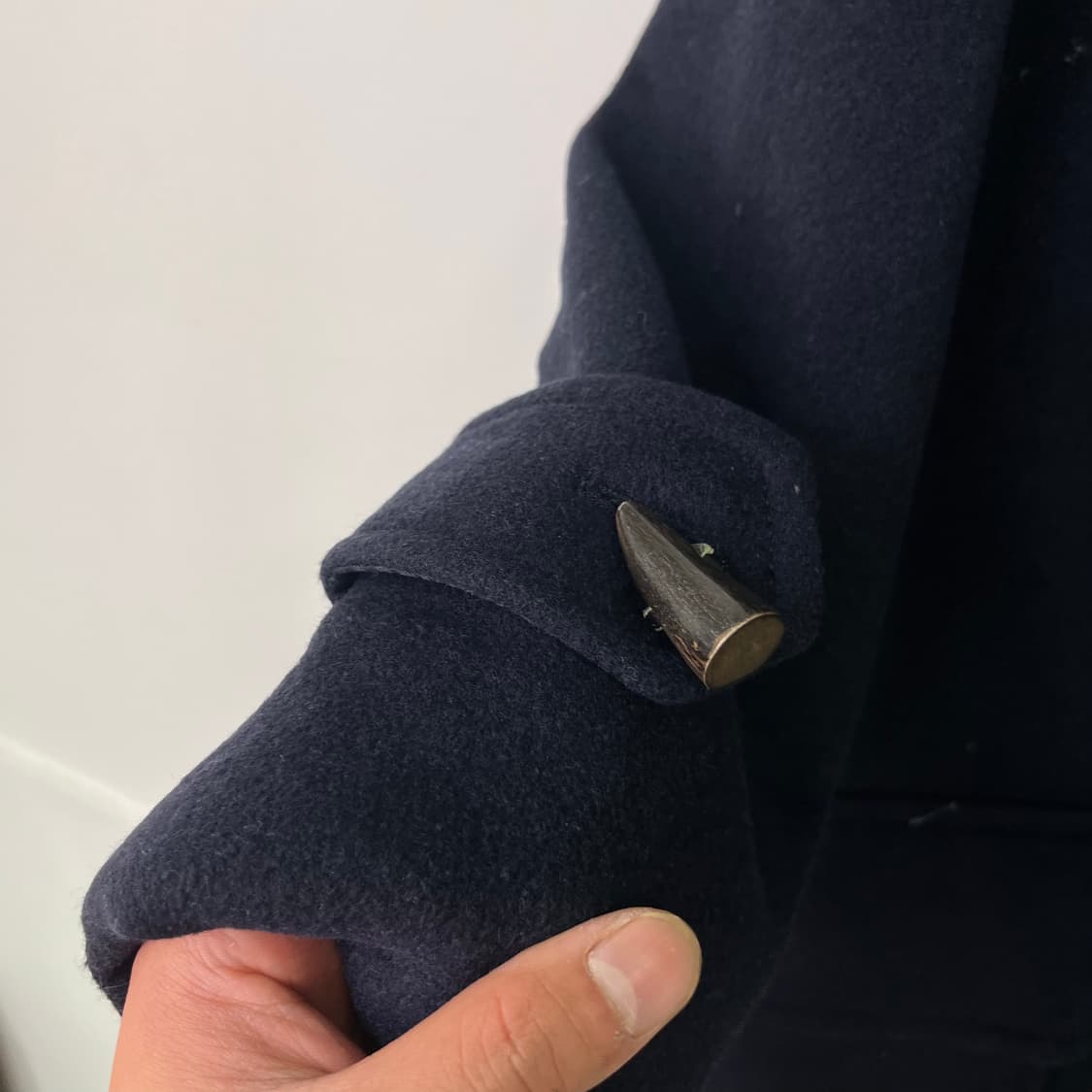 100 버버리 울 후드 떡볶이 코트 상품이미지6