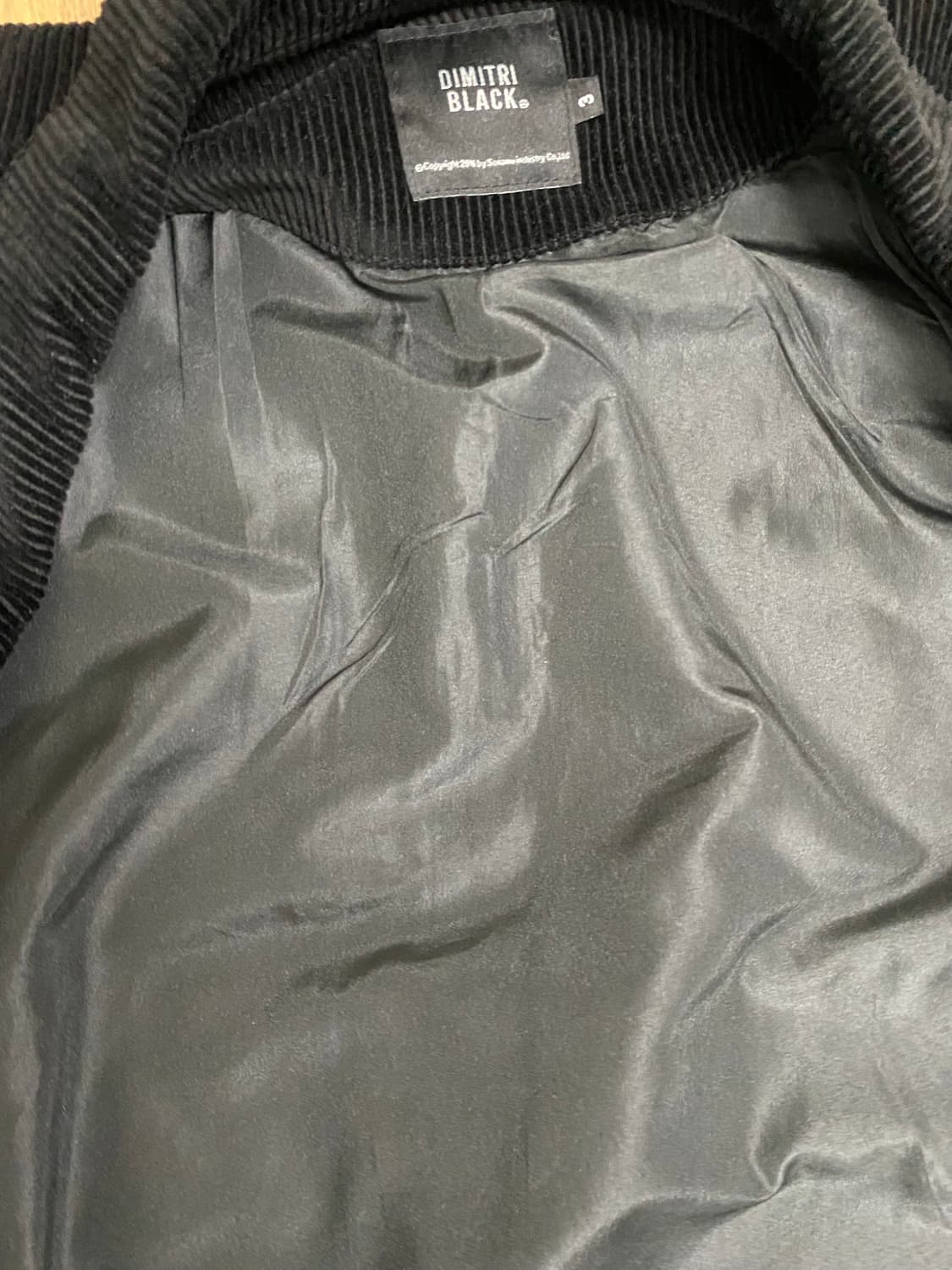 디미트리블랙 코듀로이 블루종 블랙 3사이즈 상품이미지3