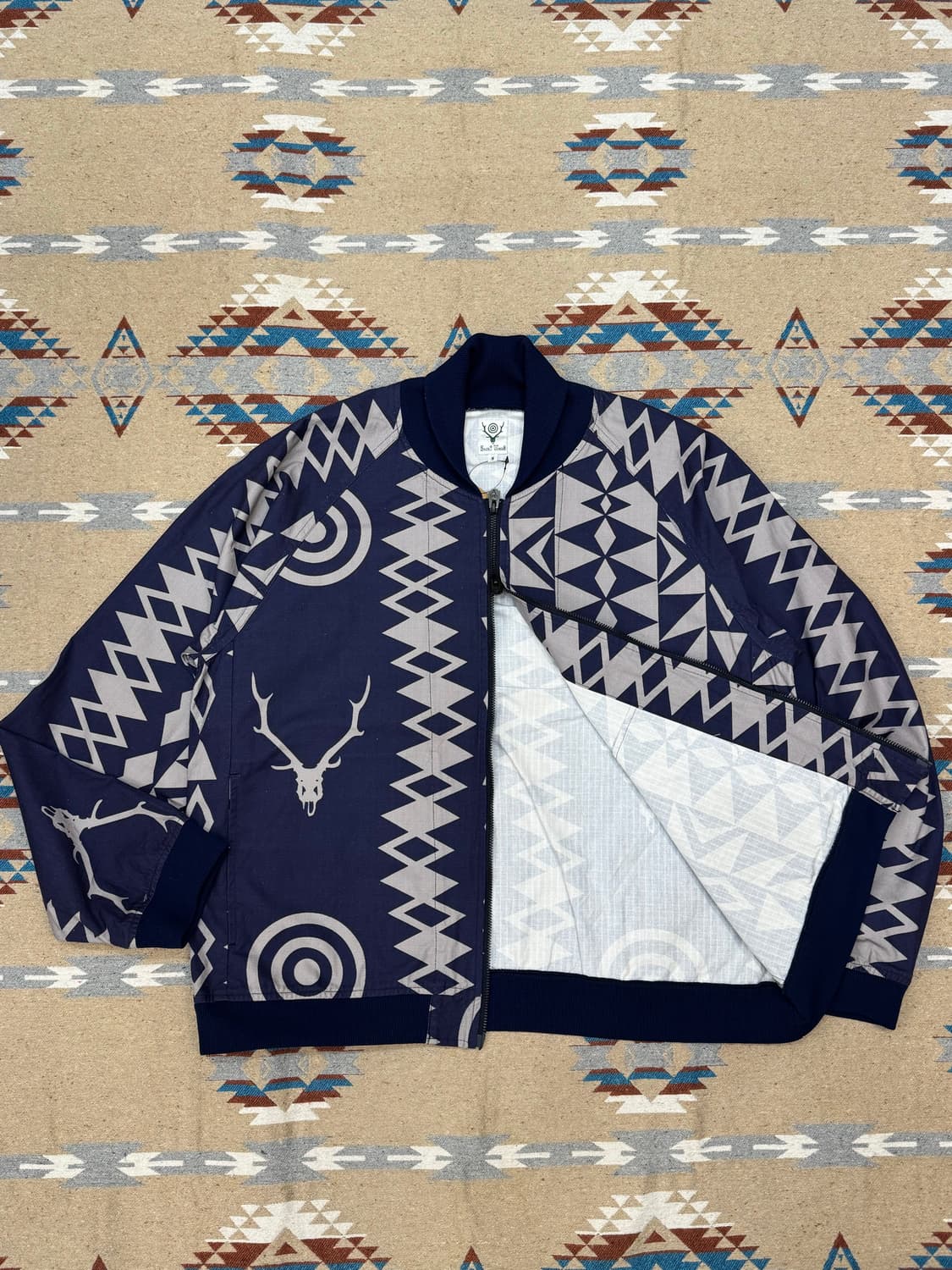 [S][95] 남이서팔 코튼 립스탑 RC 자켓 퍼플 상품이미지5