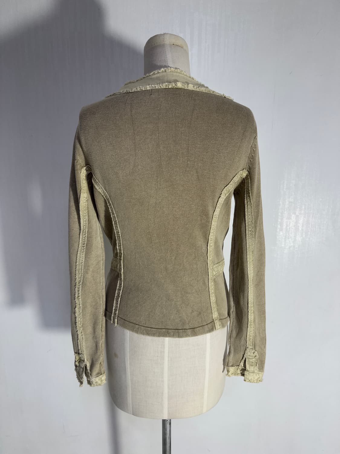 빈티지 프린지 니트 자켓 y2k goa 아방가르드 상품이미지3