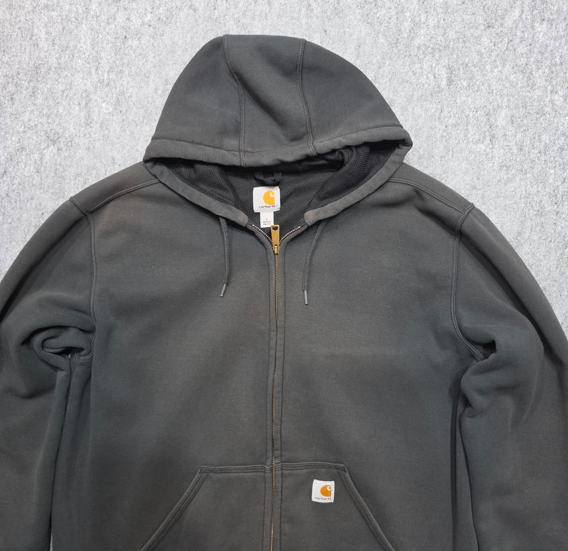 칼하트 써멀 레인디펜더 페이딩 워시드 후드집업 L 상품이미지4