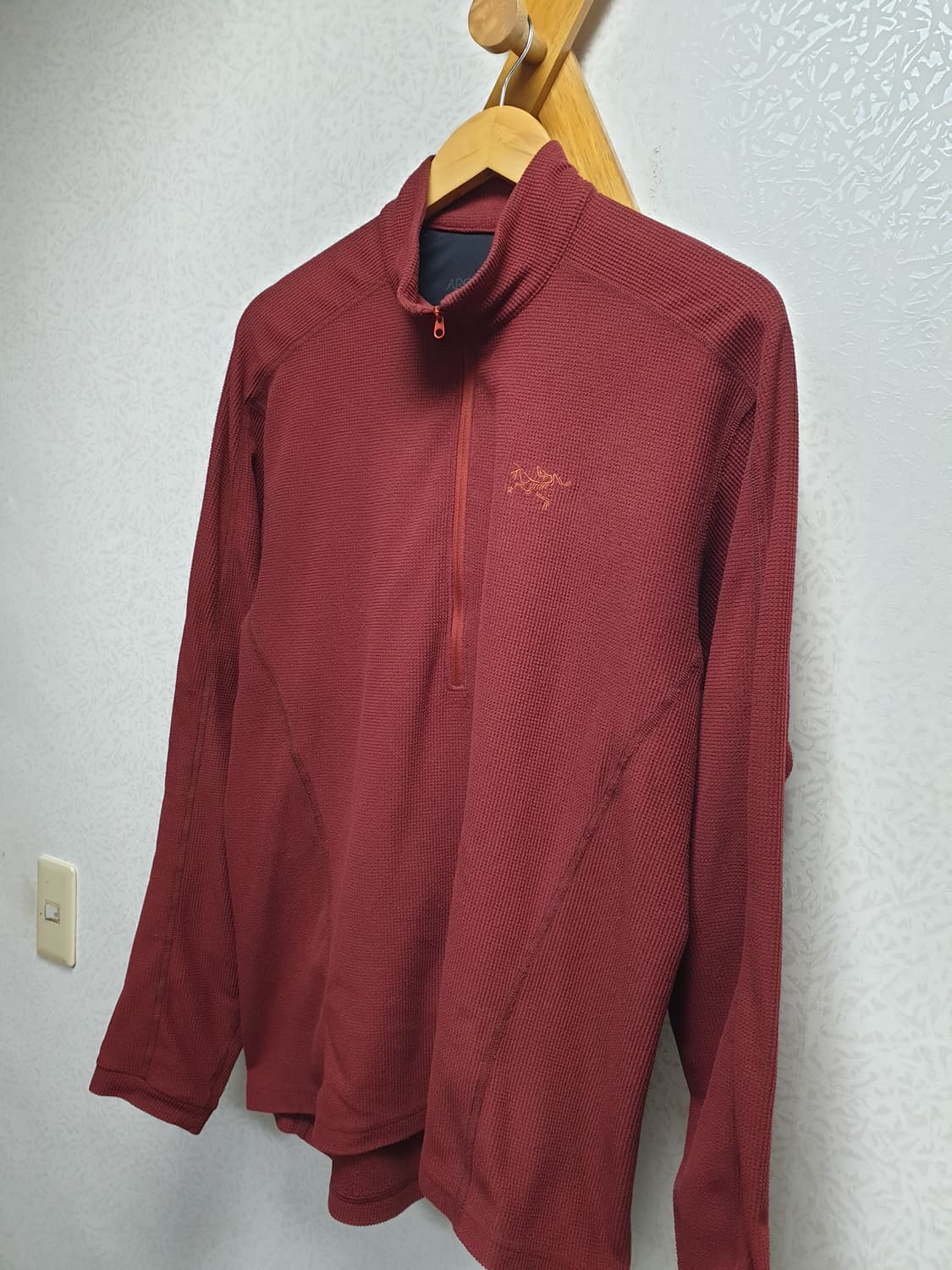 [m/정품] 아크테릭스 델타ar 하프집업 버건디 상품이미지2