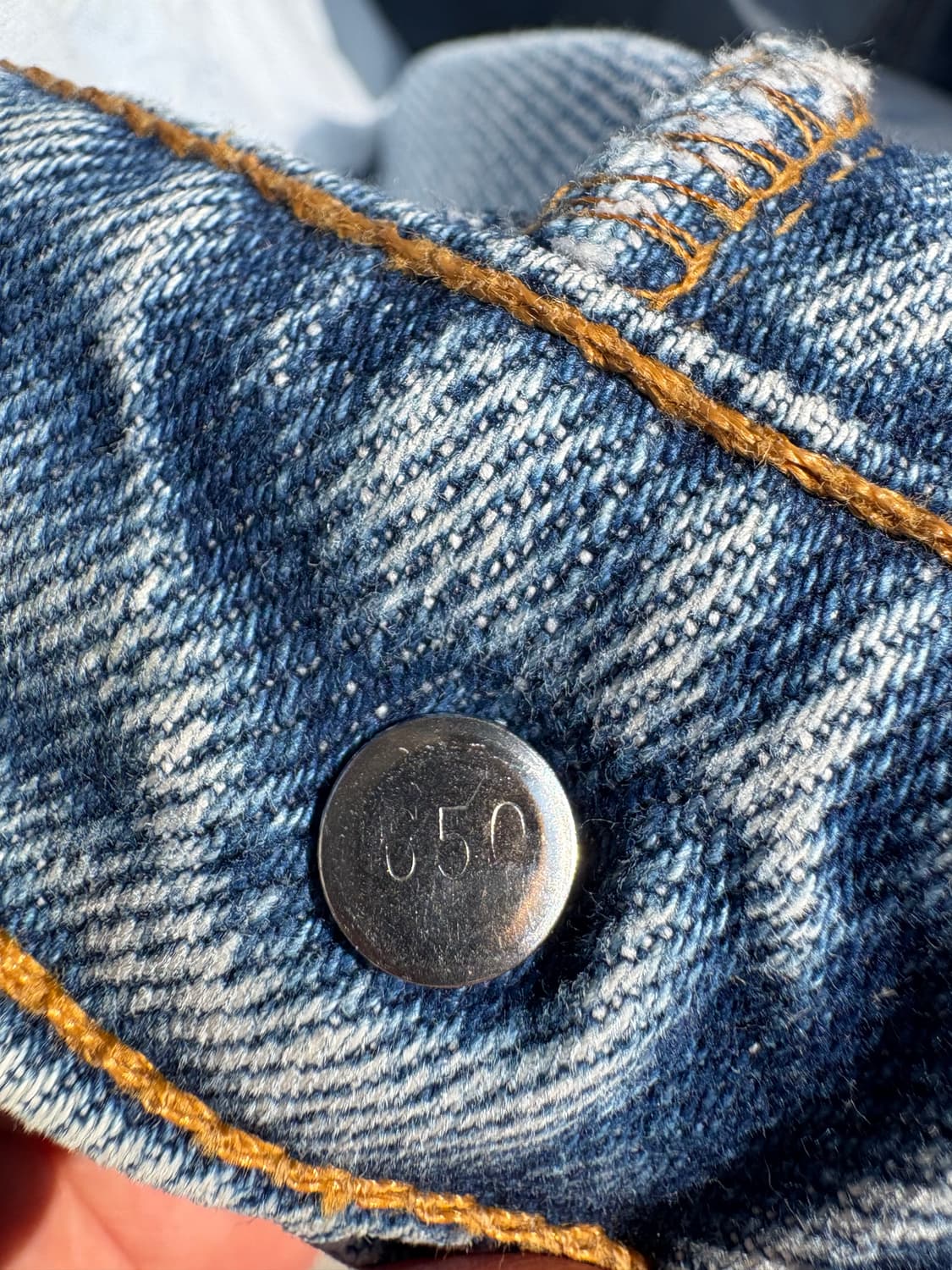 90's 리바이스 560 연청 테이퍼드 데님팬츠 B98 상품이미지8