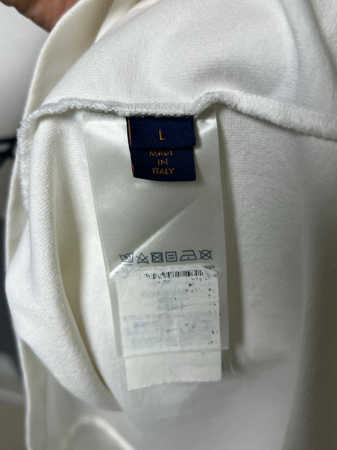 [정품] 백화점판 / L 루이비통 로고 반팔티 화이트 상품이미지7