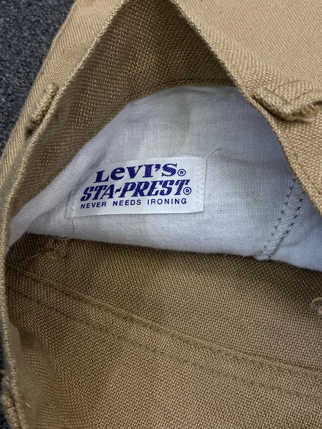 80s Levis 리바이스 스타프레스트 벨바텀 코튼팬츠 상품이미지5