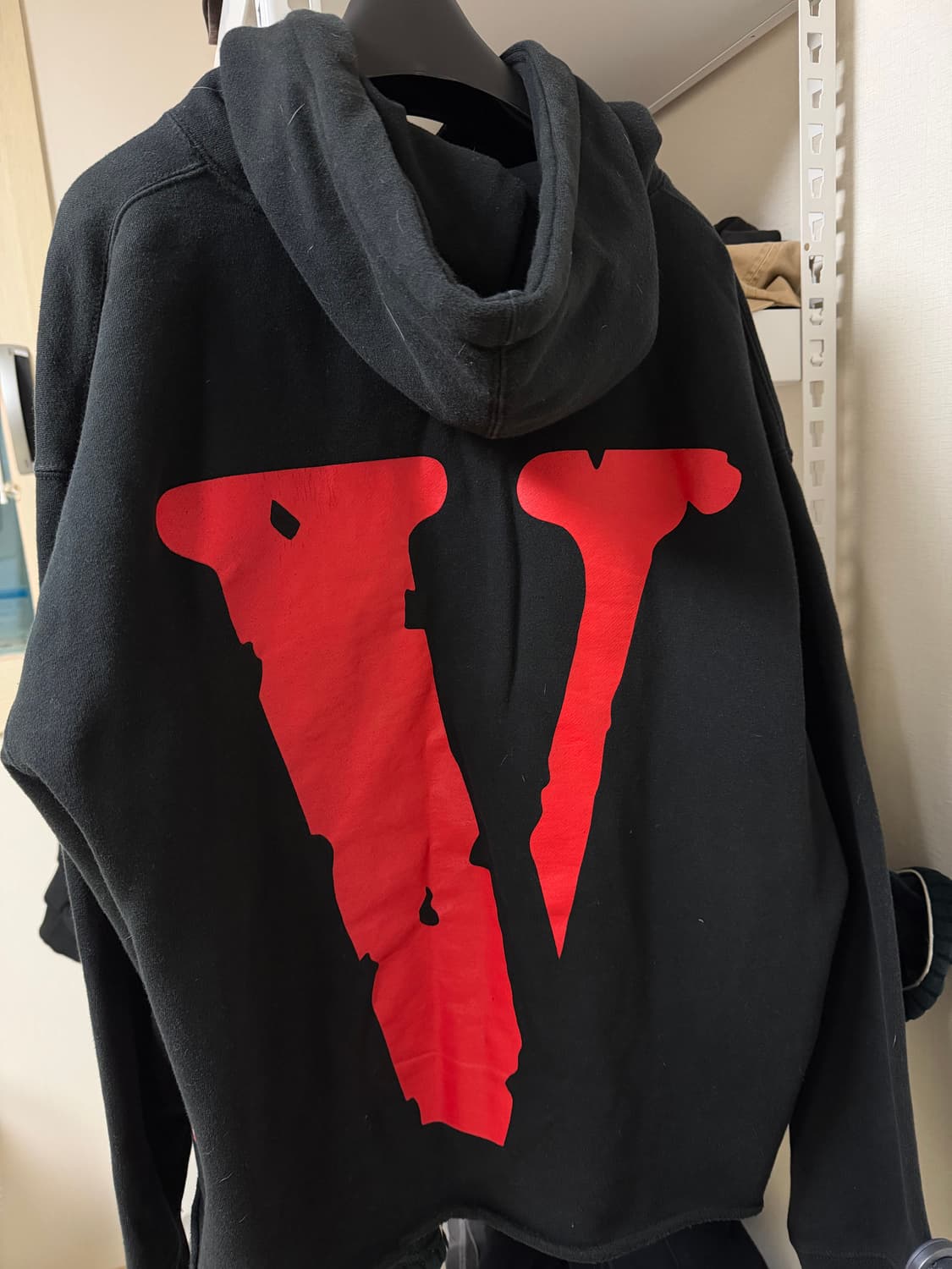 브이론x나브 머천다이즈 후드 L vlone 상품이미지1