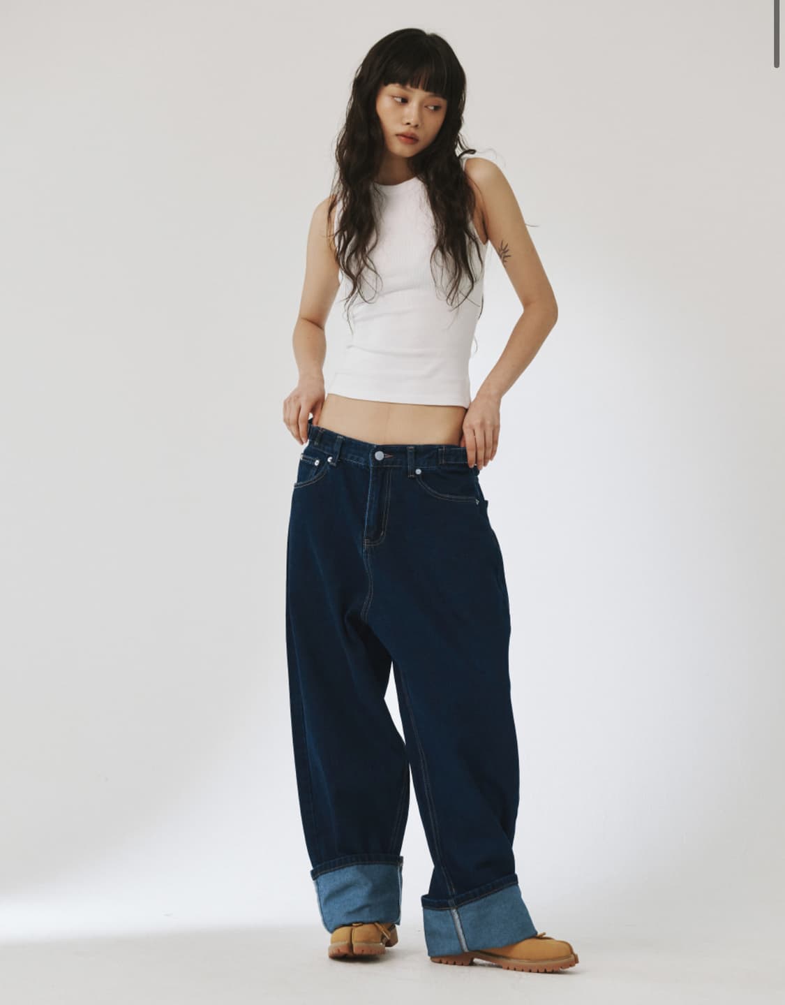 플리즈프로젝트 SIDE ADJUST BOYFIT DENIM, BLUE 상품이미지1