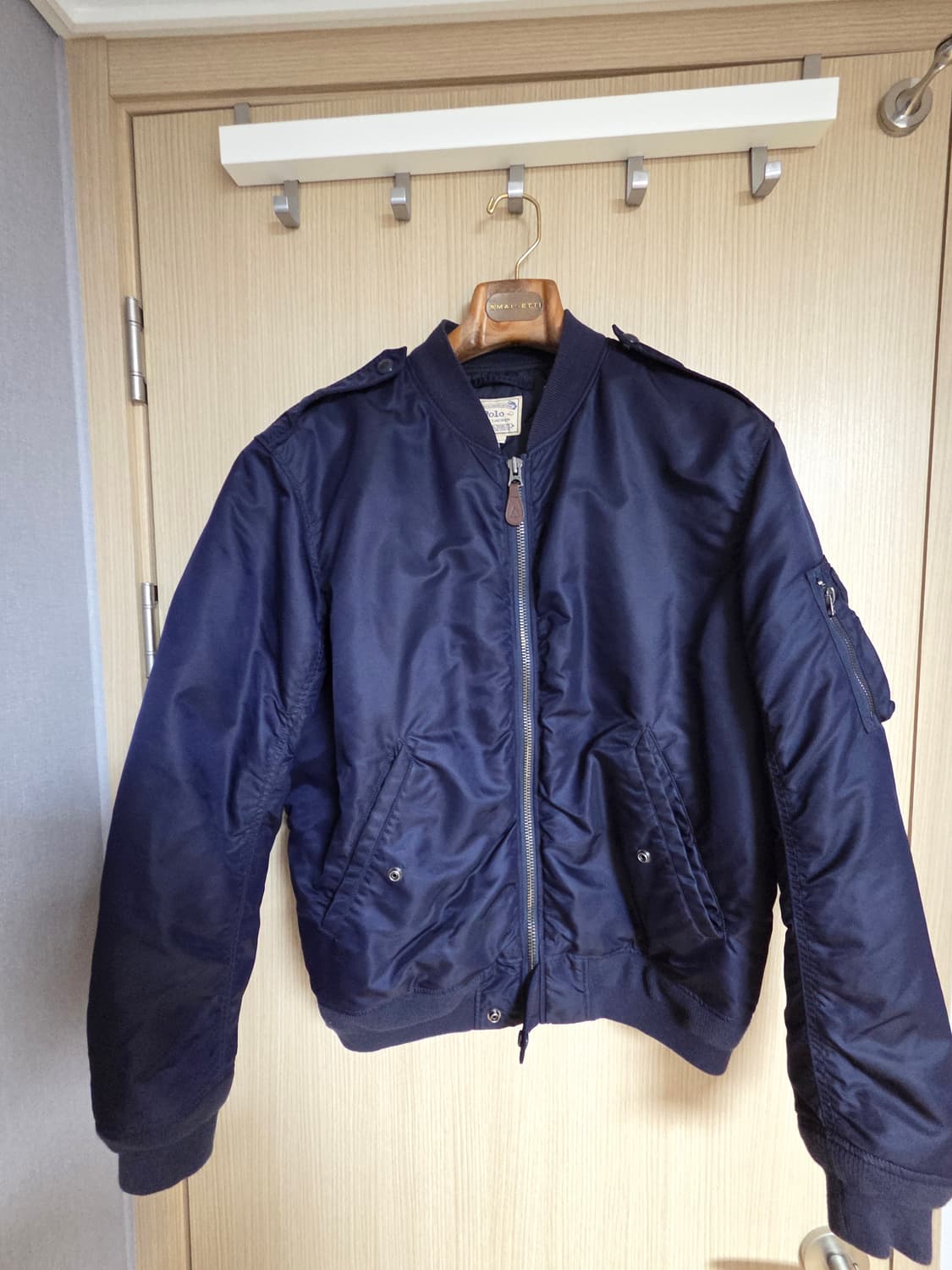 폴로 랄프로렌 네이비 봄버 자켓 상품이미지2