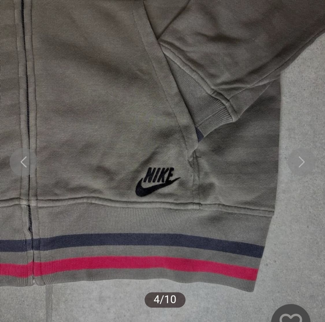 올드 나이키 스트라이프 빈티지 집업 상품이미지5